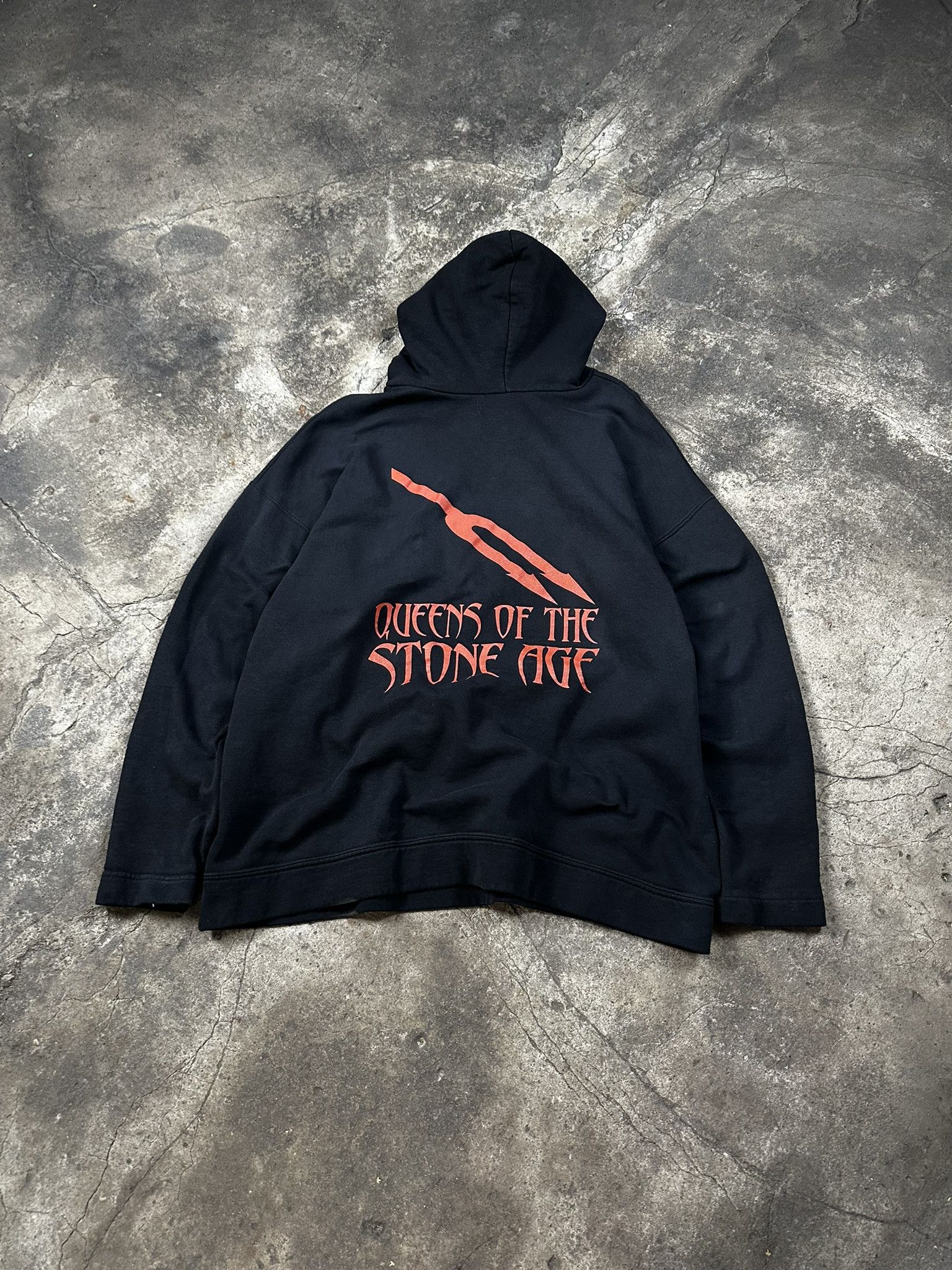 Band Tees Rare 90s Queens Of The Stone Age Songs For The Deaf Hoodie Size US L / EU 52-54 / 3 - 2 Thumbnail