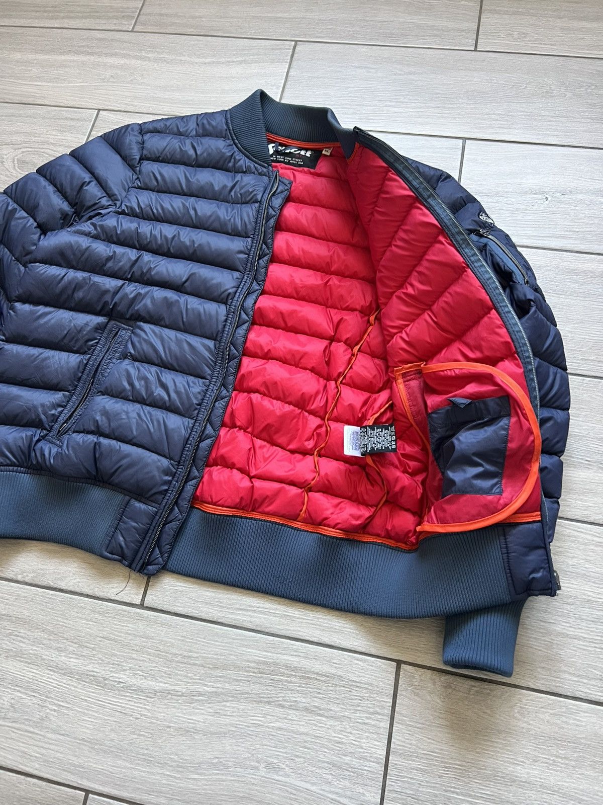 Schott Schott Puffer Bomber Jacket Made in USA Vintage Down Y2K Size US XL / EU 56 / 4 - 5 Thumbnail