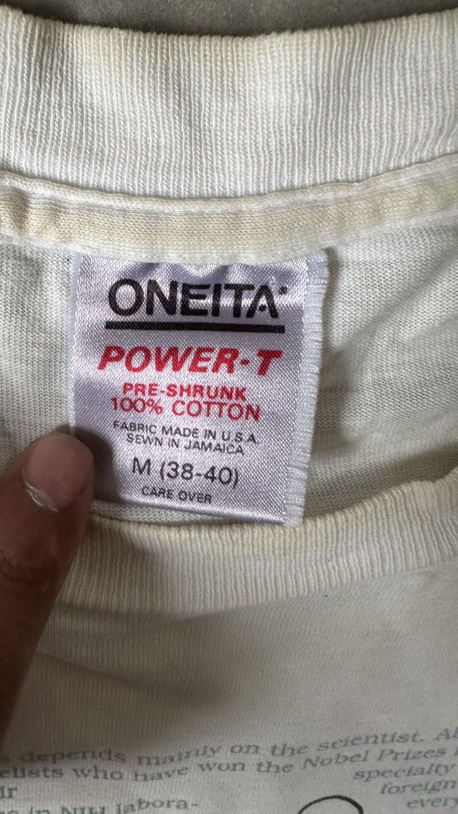 Vintage VINTAGE ONEITA NATIONAL INSTITUTES OF HEALTH NIH TEE Size US M / EU 48-50 / 2 - 6 Thumbnail