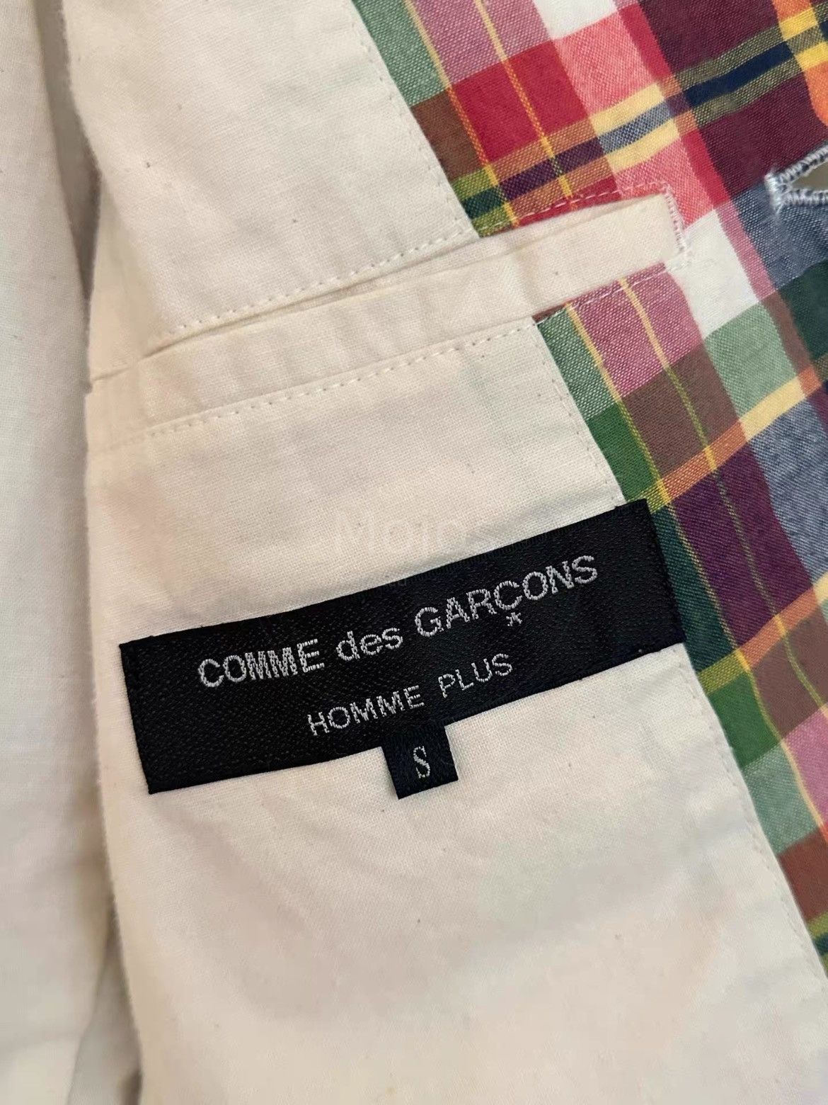 Comme des Garcons Homme Plus Comme Des Garcons Homme Plus 08SS Runway Plaid Jacket-2508 Size US S / EU 44-46 / 1 - 4 Thumbnail