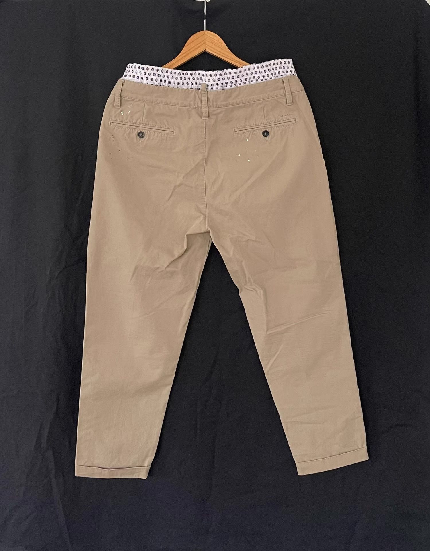 Dsquared2 Dsquared2 Double-Waist Khaki Men's Pants Ｑ21 Size US 34 / EU 50 - 2 Thumbnail