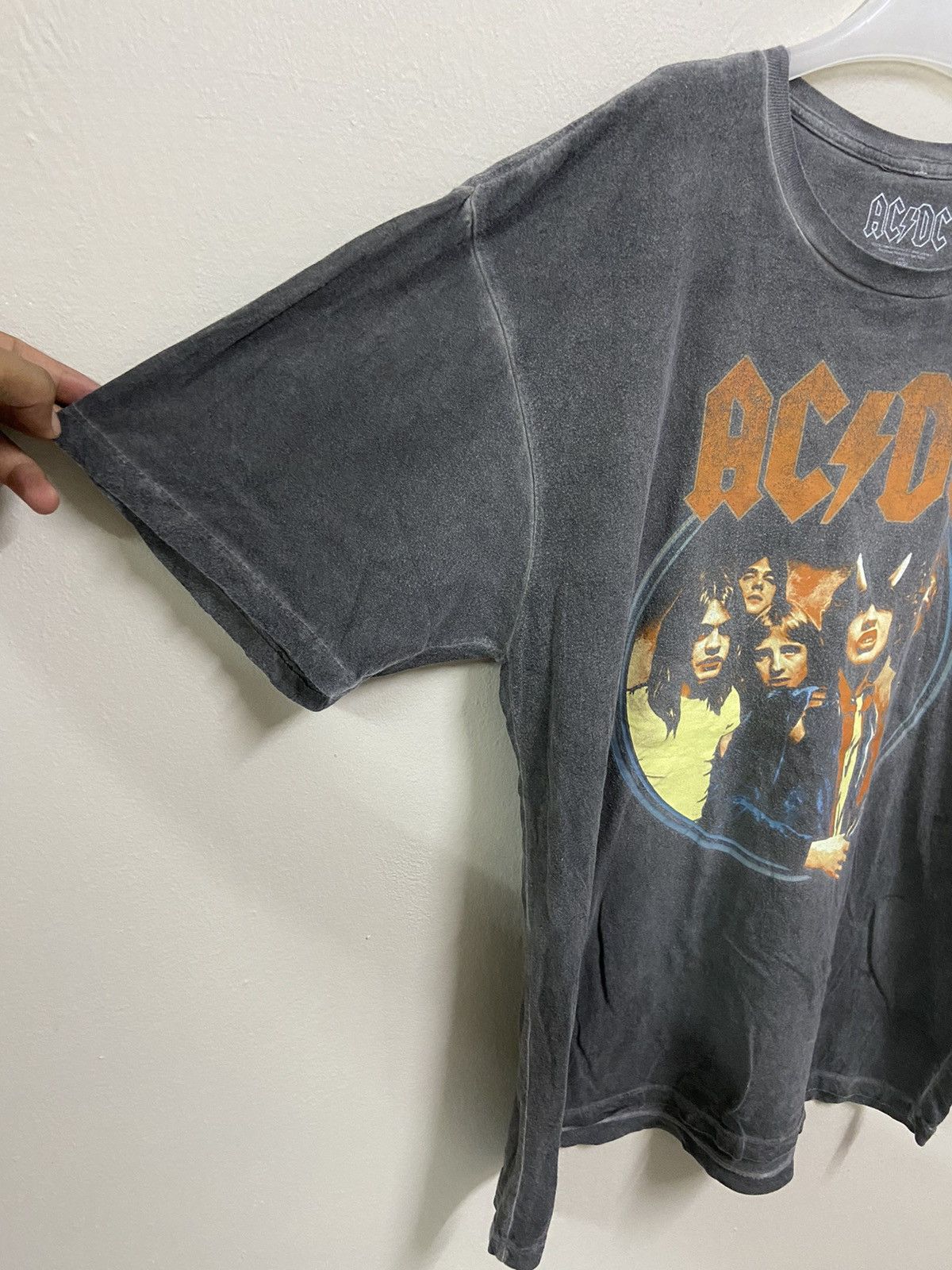 AC/DC × Band Tees × Vintage Vintage AC/DC T-shirt Highway To He’ll Tour 79 Crew Y2K 90s Size US L / EU 52-54 / 3 - 5 Thumbnail