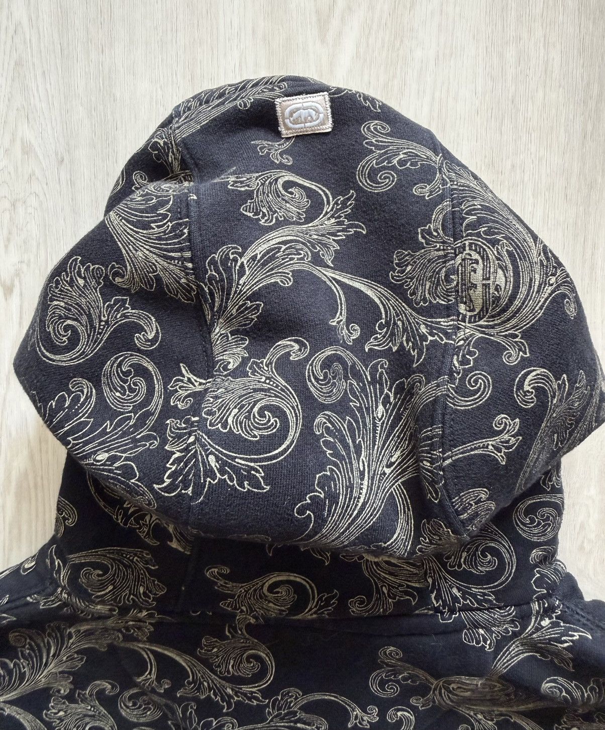 Ecko Unltd. Y2K Ecko Unltd Skull Scroll AOP Zip Sz M Cyber Goth Grunge Size US M / EU 48-50 / 2 - 8 Thumbnail