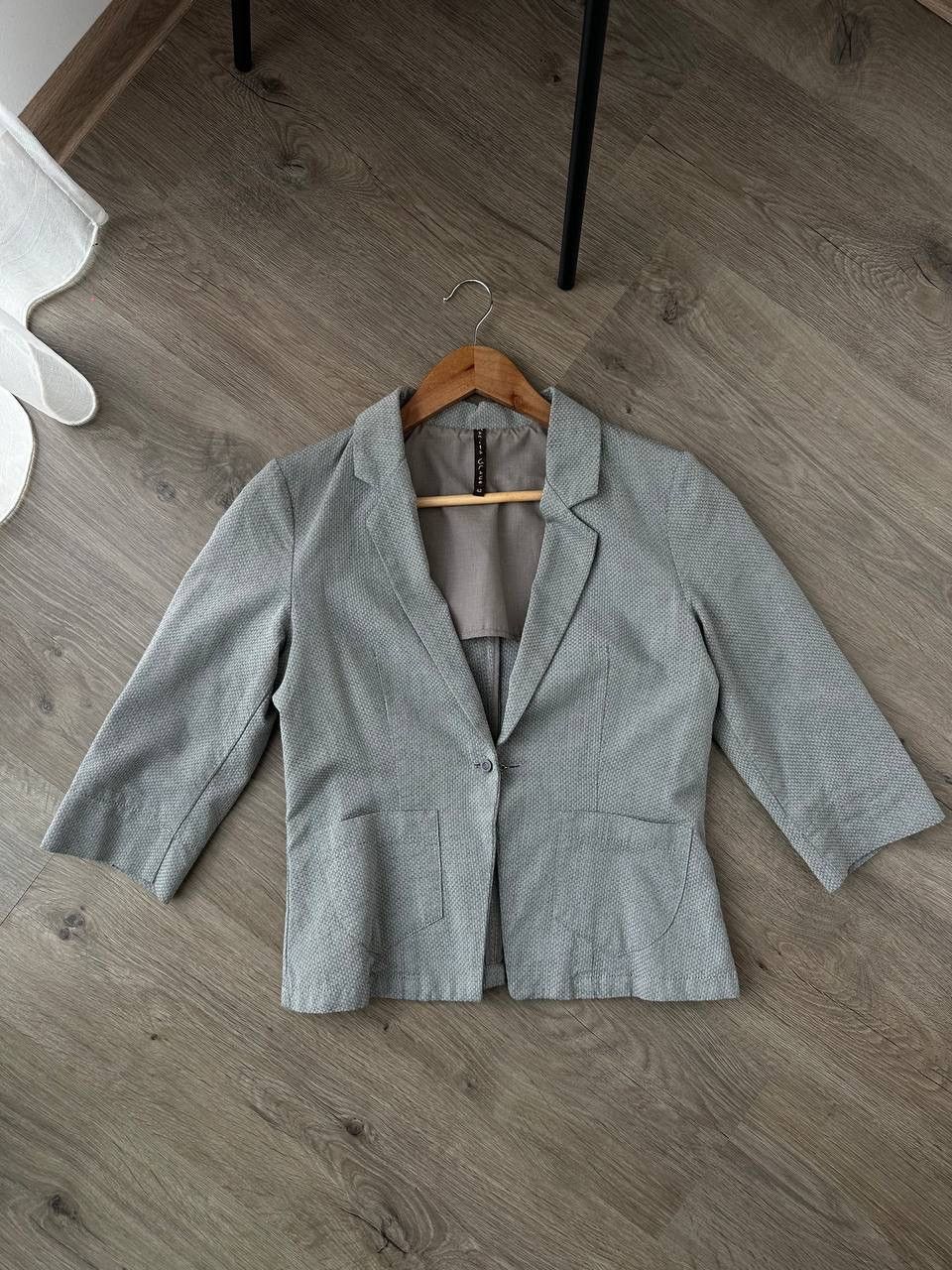 Japanese Brand × Vintage Vintage Japanese Manila Grace Gray Light Blazer Size S / US 4 / IT 40 - 1 Thumbnail