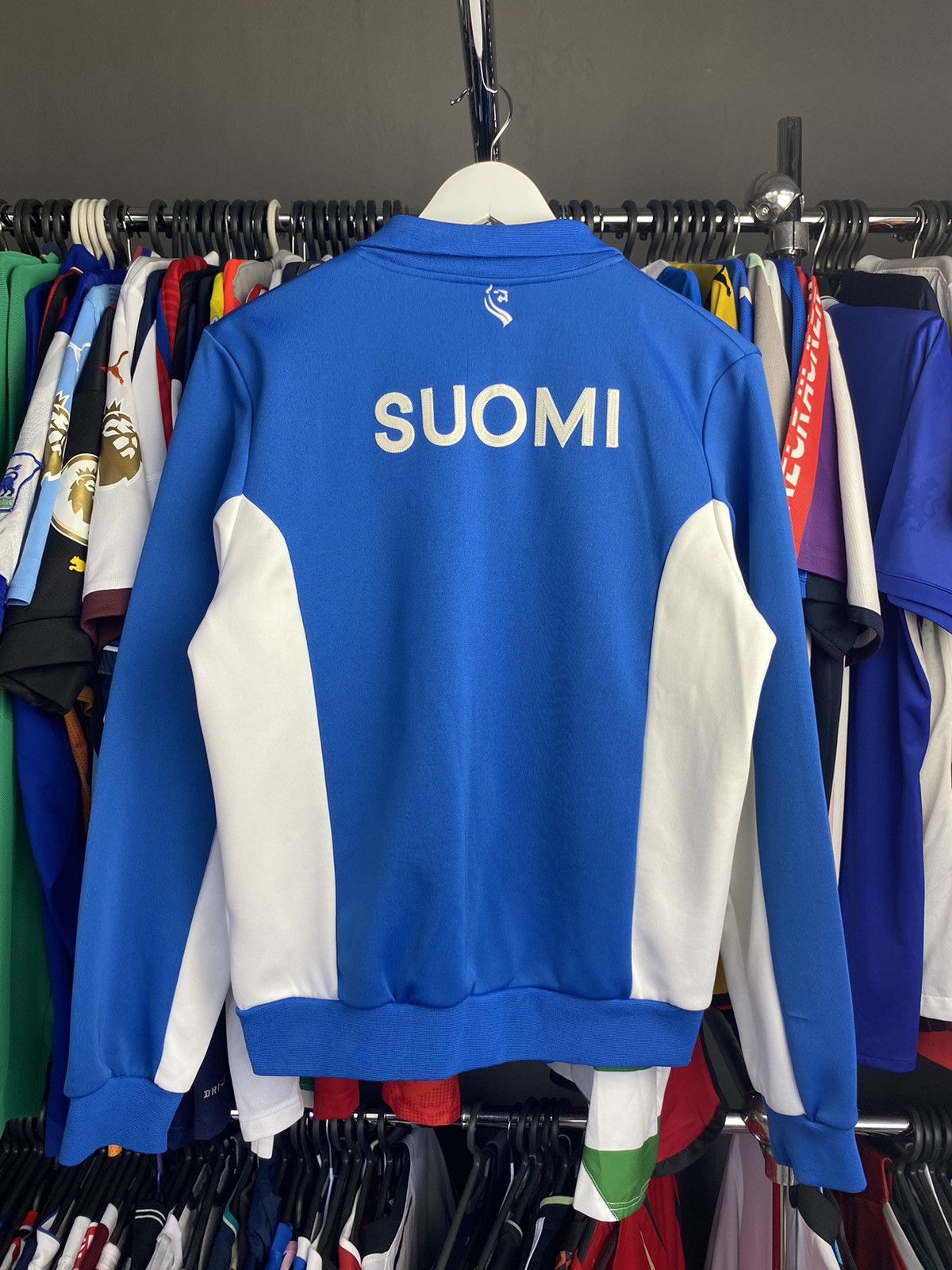 Nike 2005/06 Nike Finland Suomi Olympics Track Jacket Blue Size US M / EU 48-50 / 2 - 2 Thumbnail