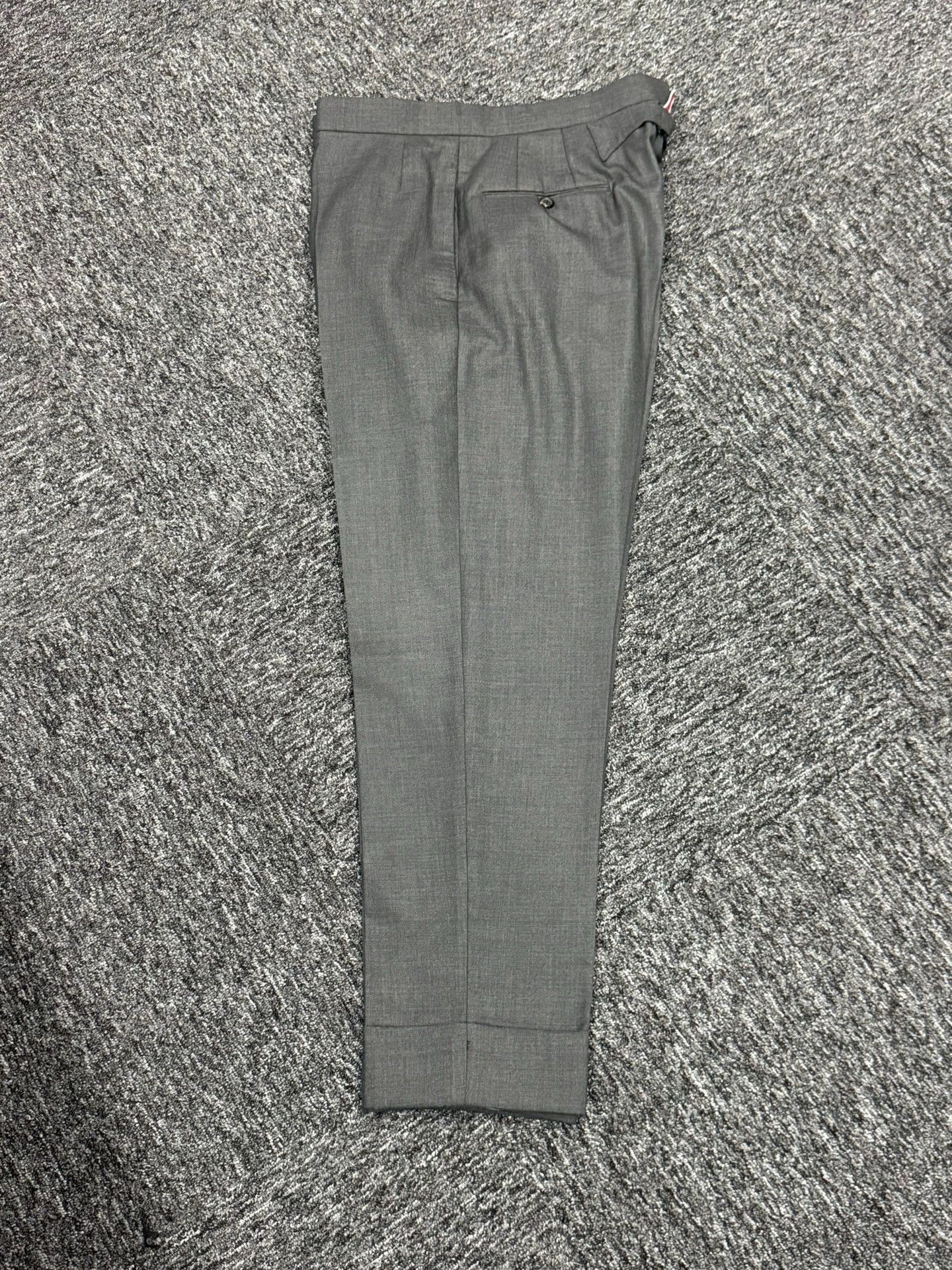 Thom Browne Thom Browne Classic High-Waist Charcoal Wool Pants Size 2 Size US 32 / EU 48 - 3 Thumbnail