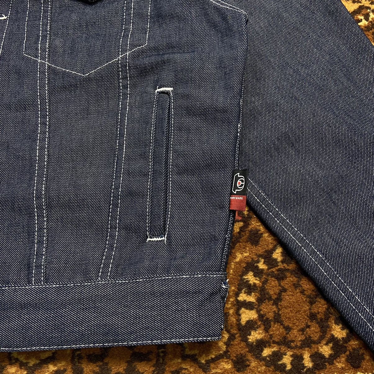 Japanese Brand × Vintage 📌 Vintage Psycho Cowboy y2k Denim Jacket Made in Italy Size US S / EU 44-46 / 1 - 11 Thumbnail