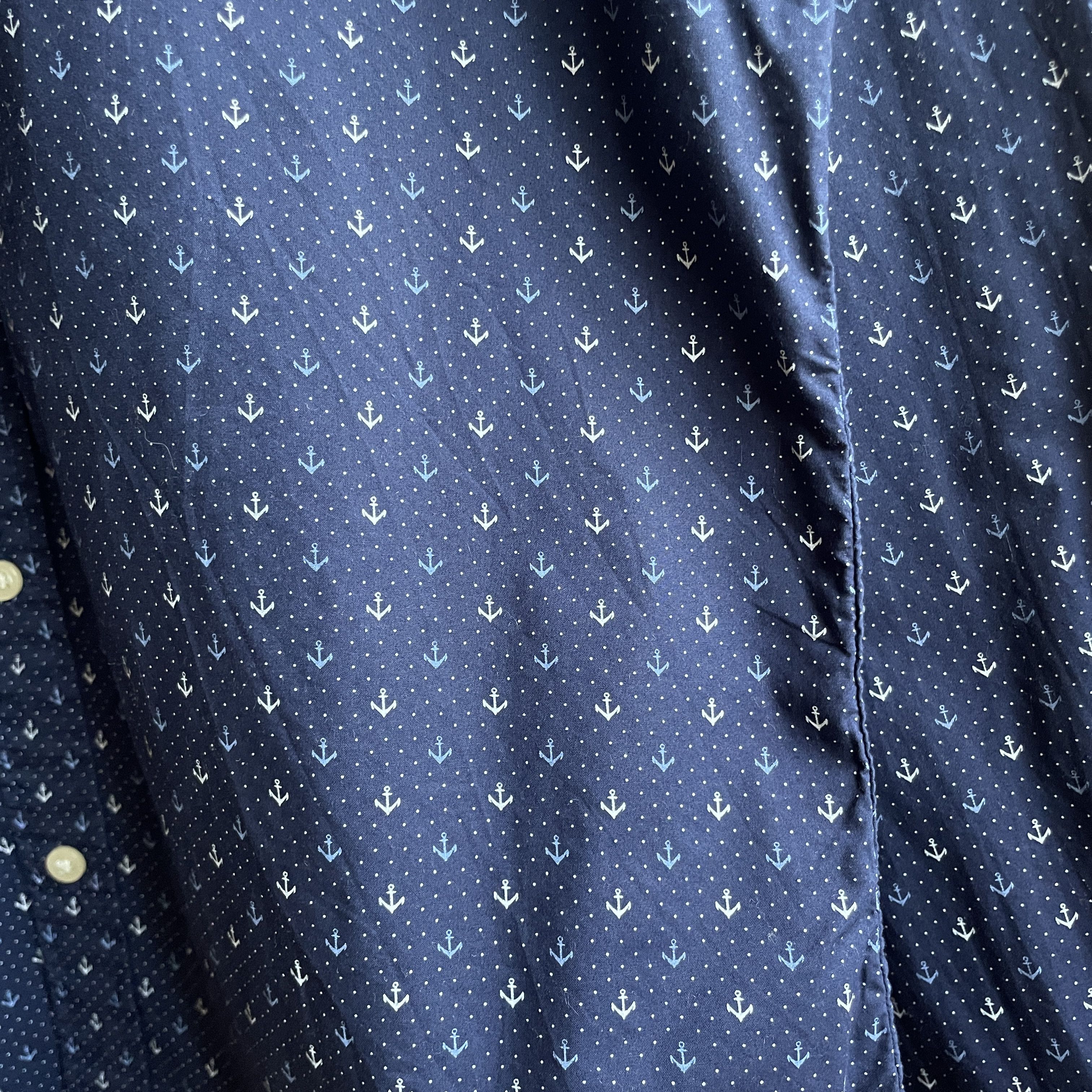 Polo Ralph Lauren Polo Ralph Lauren Anchors Pattern Slim Fit Shirt Size M Size US M / EU 48-50 / 2 - 6 Thumbnail