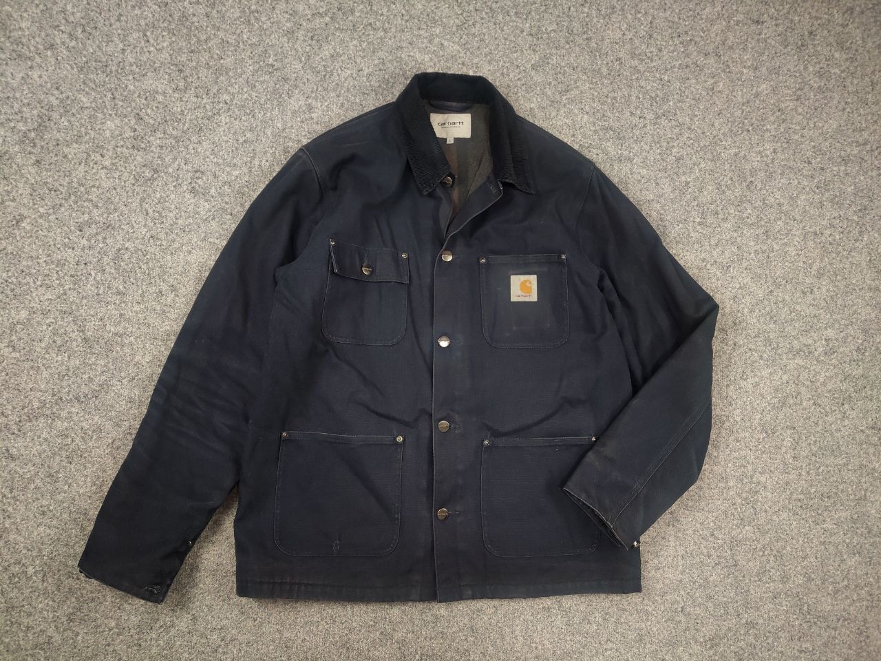 Carhartt Vintage Carhartt michigan Faded Canvas Linen Pocket Jacket Size US L / EU 52-54 / 3 - 2 Thumbnail