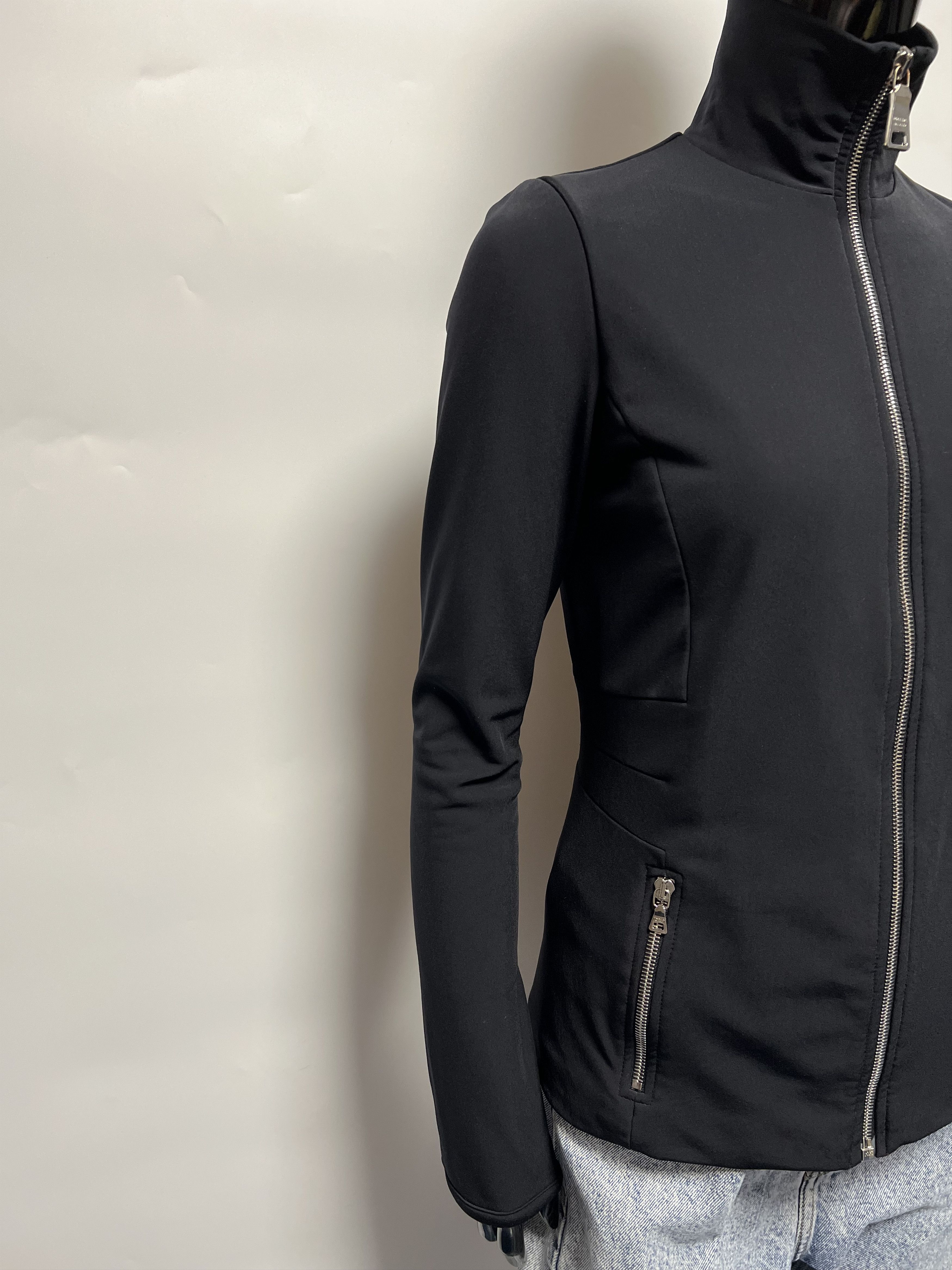 Prada Prada Vintage Women’s Black Full Zip Jacket Size M/L Size L / US 10 / IT 46 - 5 Thumbnail