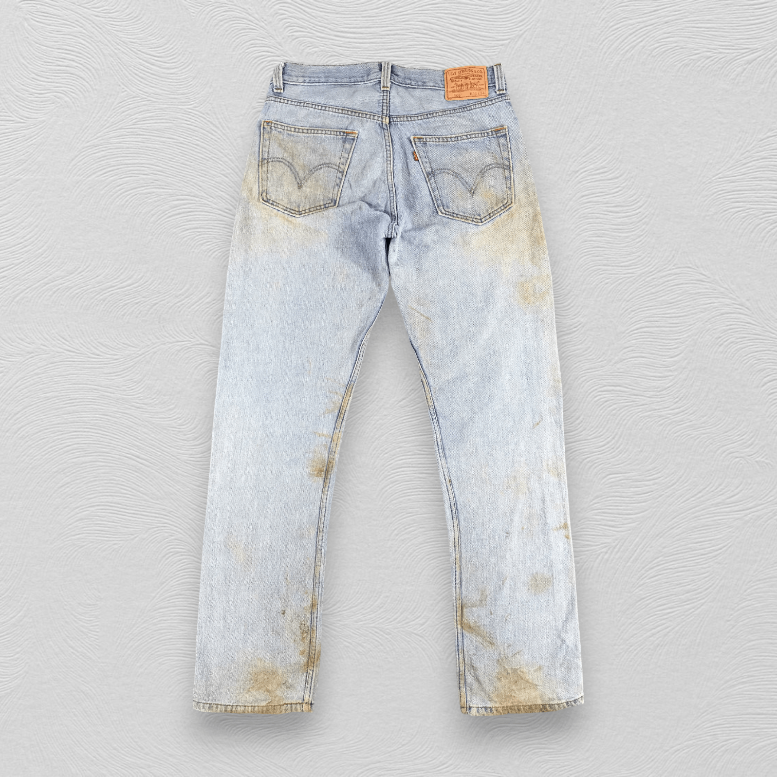 Levi's Dirty Wash Vintage Levi's 505 Jeans Regular Fit Denim KJ558 Size US 33 - 2 Thumbnail