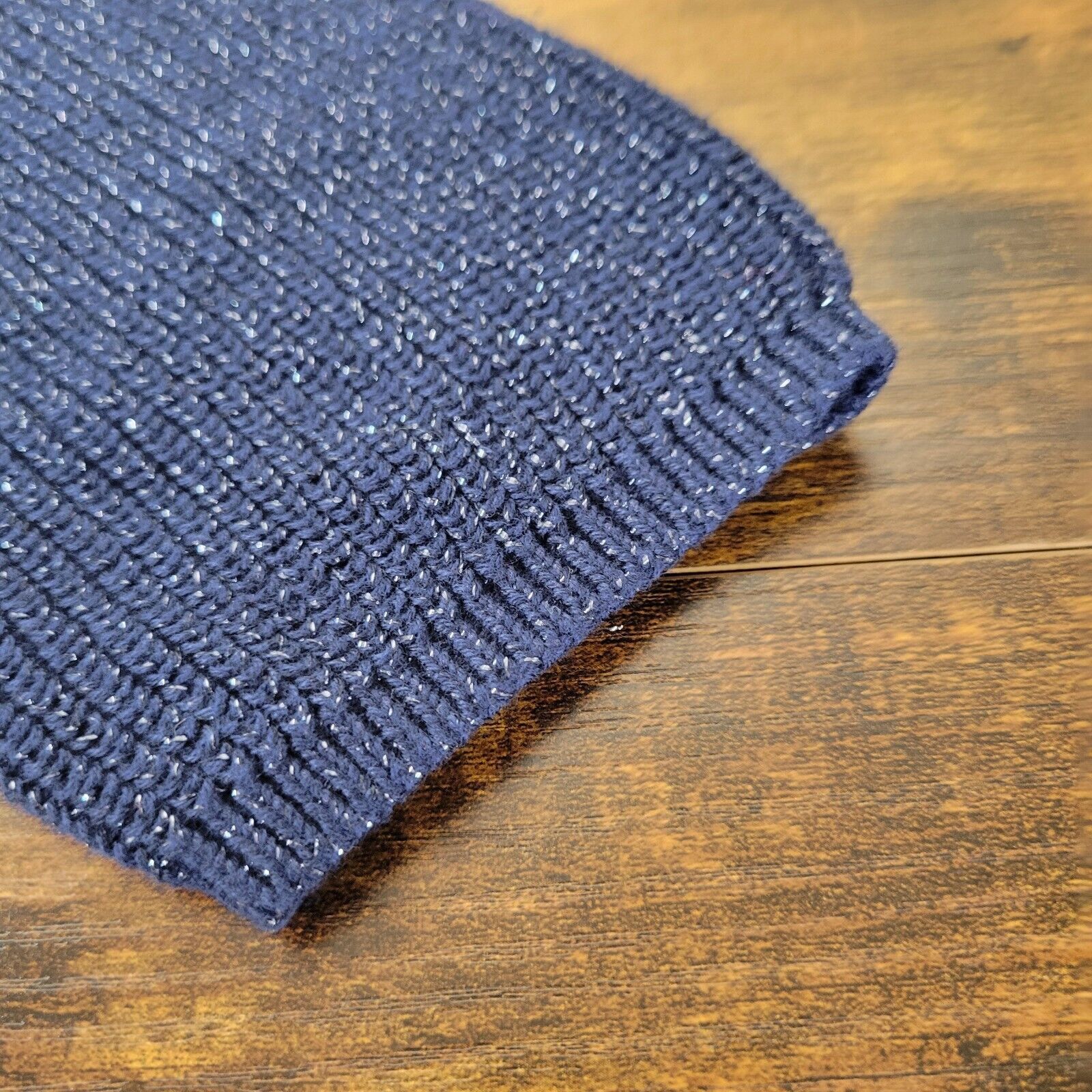 Other ANA Women's XXL Navy Blue Knit Sparkled Pullover Sweater Size XXL / US 16-18 / IT 52-54 - 11 Thumbnail