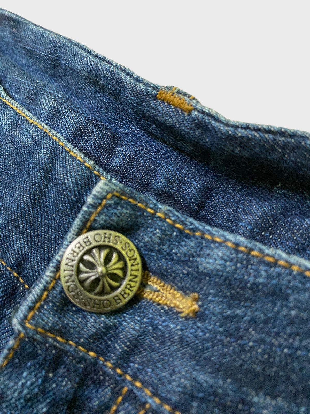 If Six Was Nine Flared Sho Bernings Lace Distressed Style Denim Size US 31 - 10 Thumbnail