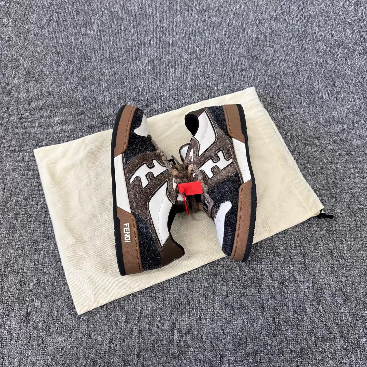 Fendi Fendi Match Suede/Calfskin Slip-On Low-Top Sneaker 41 99New Size US 7 / EU 40 - 6 Thumbnail