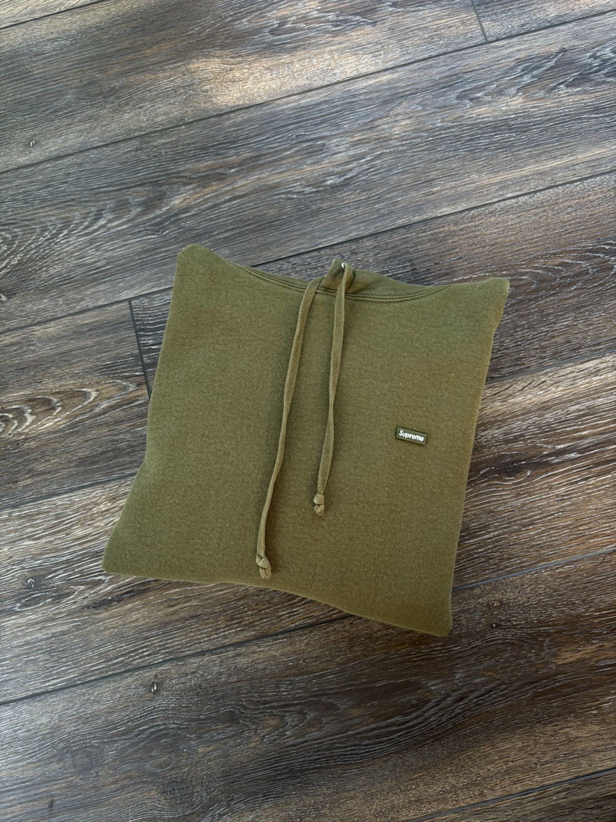 Supreme Supreme Small Box Hoodie Olive Size US M / EU 48-50 / 2 - 4 Thumbnail