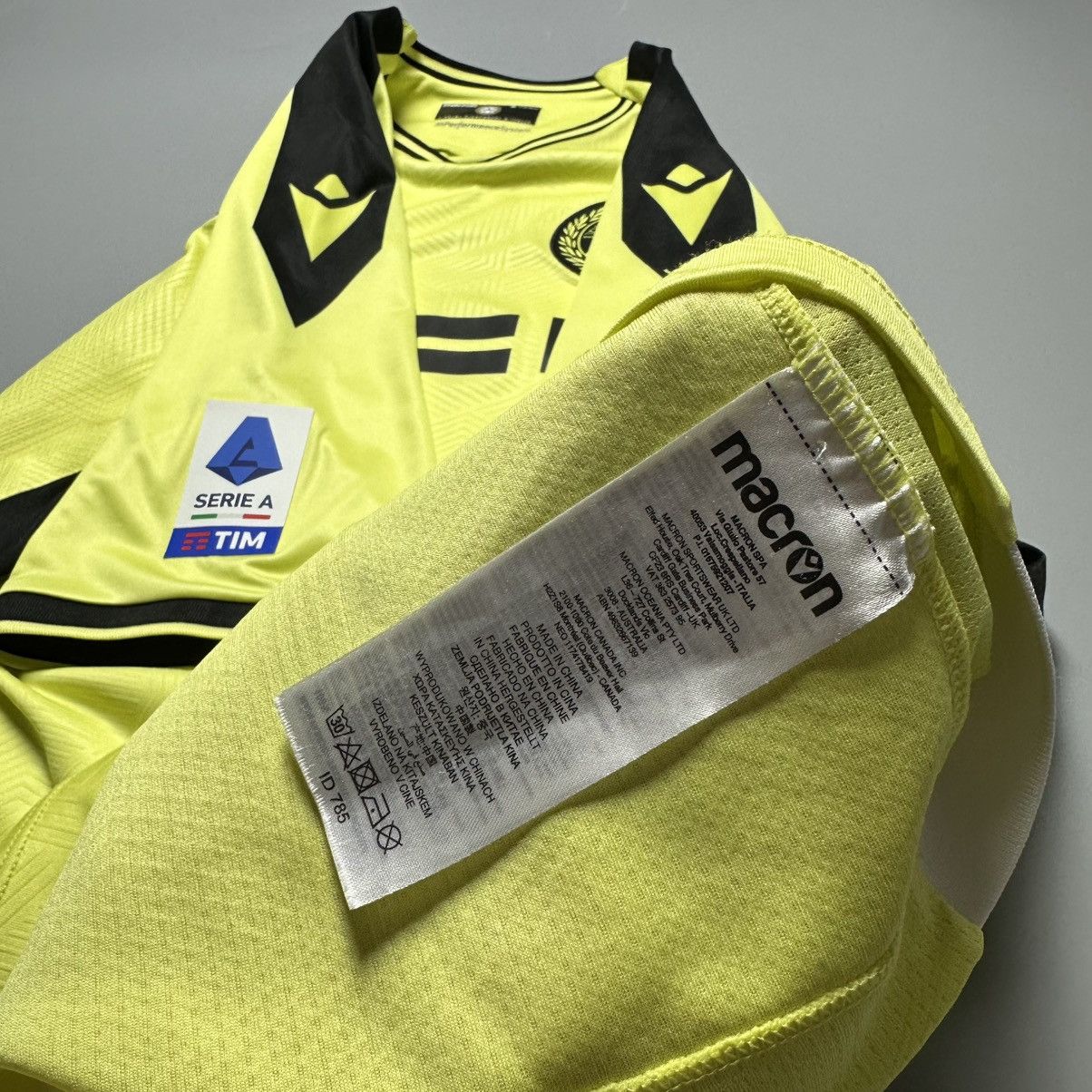 Macron UDINESE MACRON 2022/2023 FOOTBALL AWAY JERSEY #10 DEULOFEU Size US XL / EU 56 / 4 - 12 Thumbnail