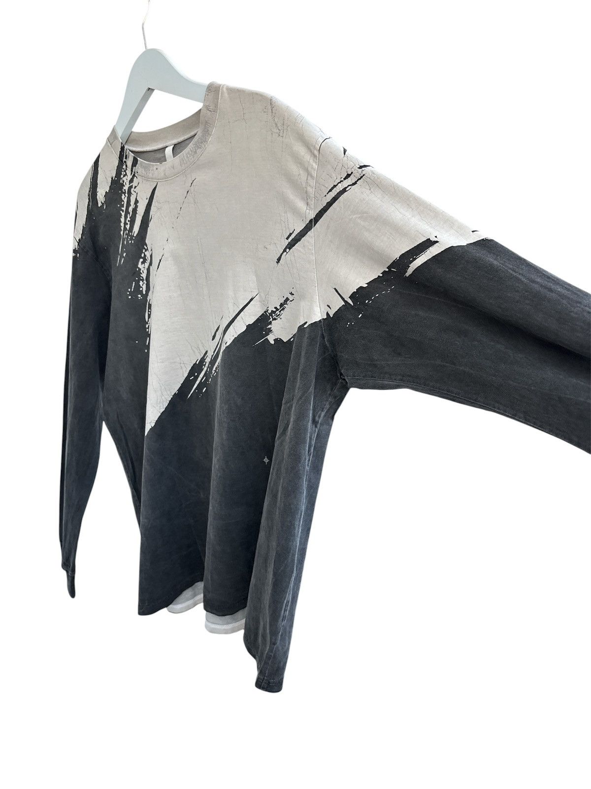 Kazuyuki Kumagai Attachment SAMPLE Brushed Stroke Washed T-shirt Size US L / EU 52-54 / 3 - 6 Thumbnail