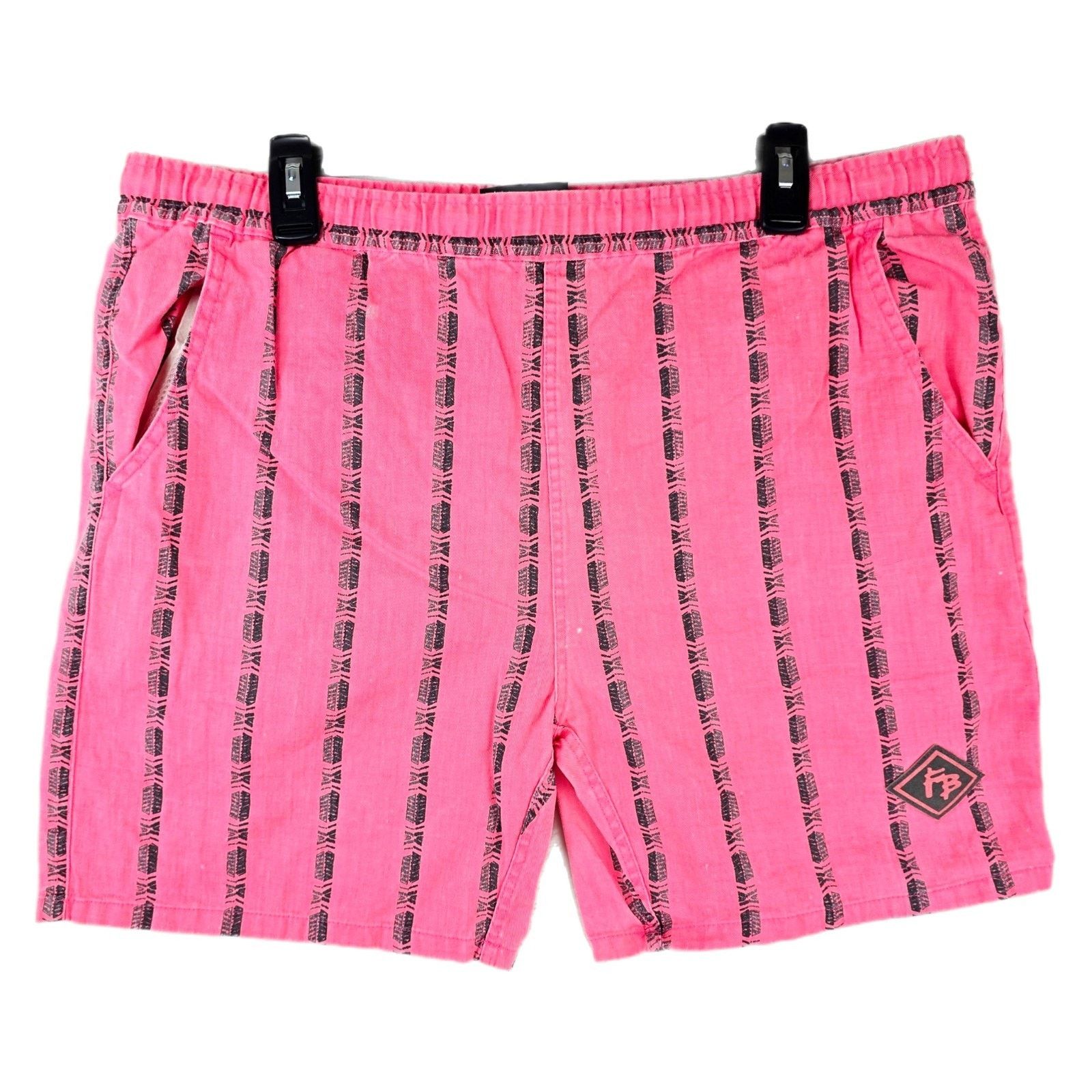 Other Vintage Fast Breakers Retro Board Shorts Mens Large Pink Size US 37 - 1 Thumbnail