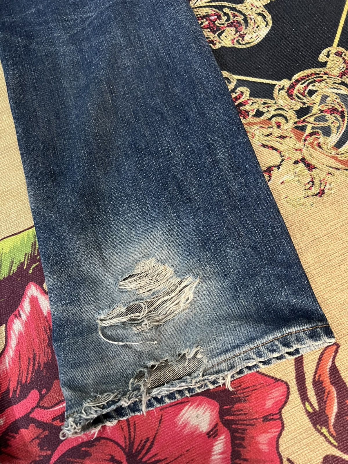 Edwin VINTAGE EDWIN 503 DISTRESSED JEANS Size US 30 / EU 46 - 17 Thumbnail