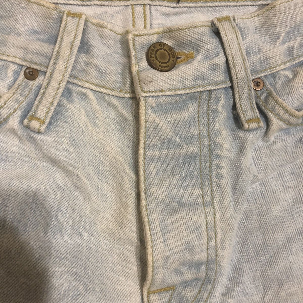 Fear of God Fifth Collection selvedge Fear Of God Skinny Button Jeans Size US 28 / EU 44 - 5 Thumbnail