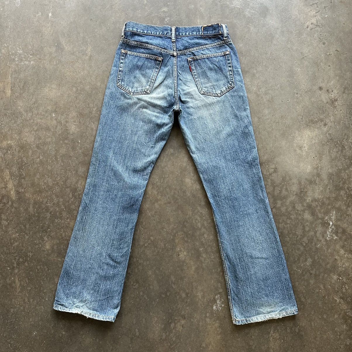 Japanese Brand × Jean × Vintage Vintage Japanese Distressed Bootcut Faded Denim Jean Pant Size US 30 / EU 46 - 9 Thumbnail