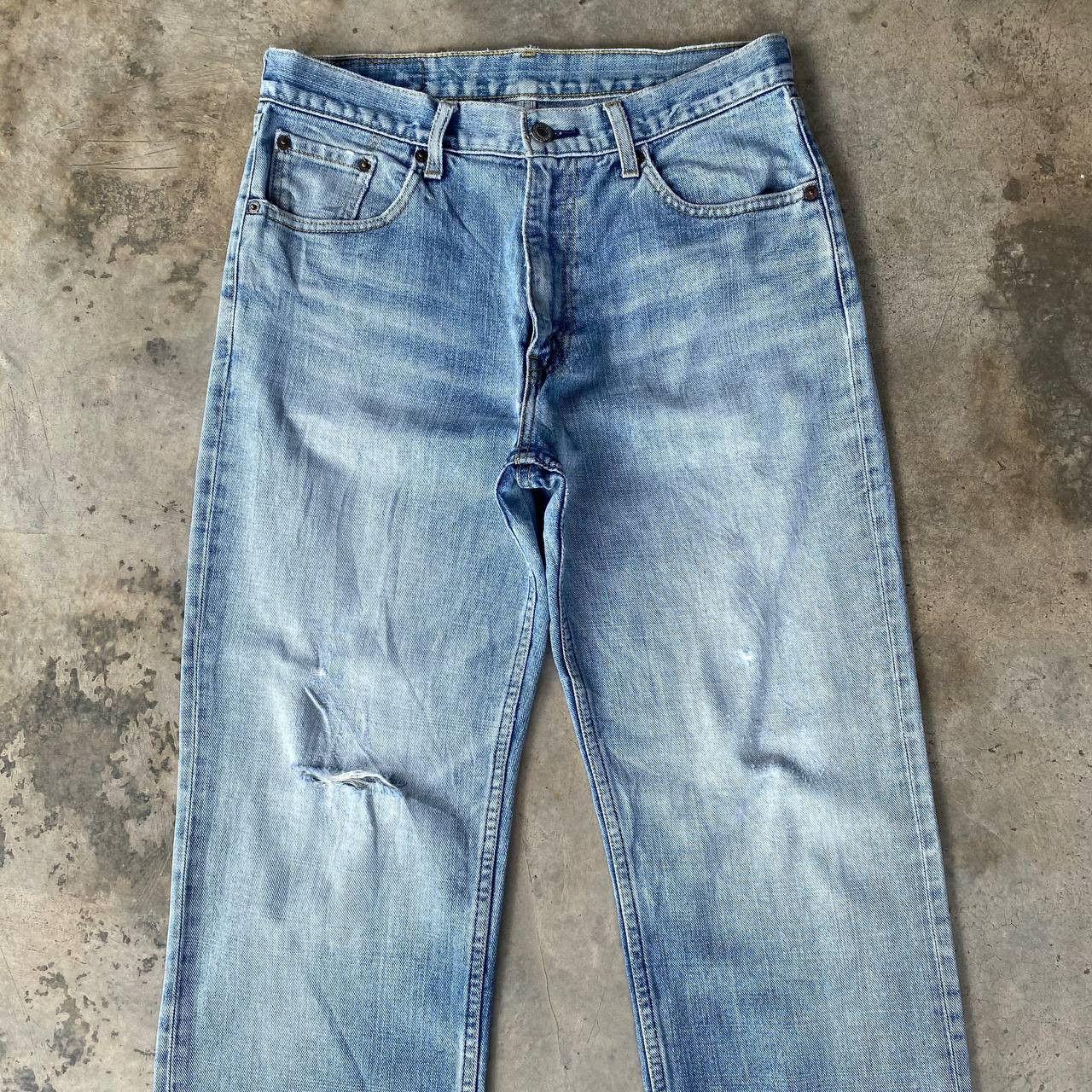 Levi's VINTAGE LEVIS DENIM LOT 533 DISTRESSED JEAN LIGHTWASH Size US 30 / EU 46 - 2 Thumbnail