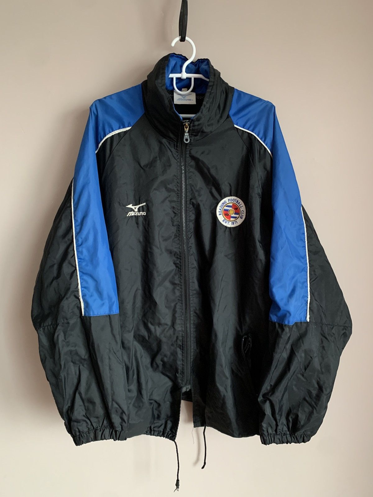 Mizuno Reading Vintage Track Football Jacket Mizuno Soccer Size XL Size US XL / EU 56 / 4 - 1 Thumbnail
