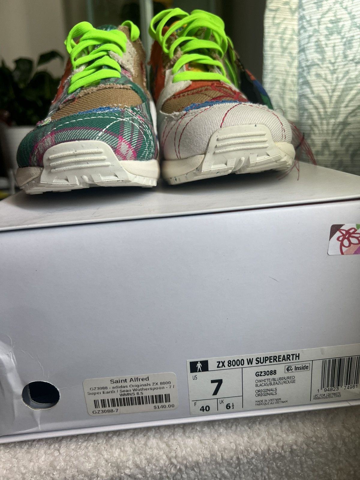 Adidas Adidas ZX8000 Sean Wotherspoon Super Earth Size US 7 / EU 40 - 3 Thumbnail