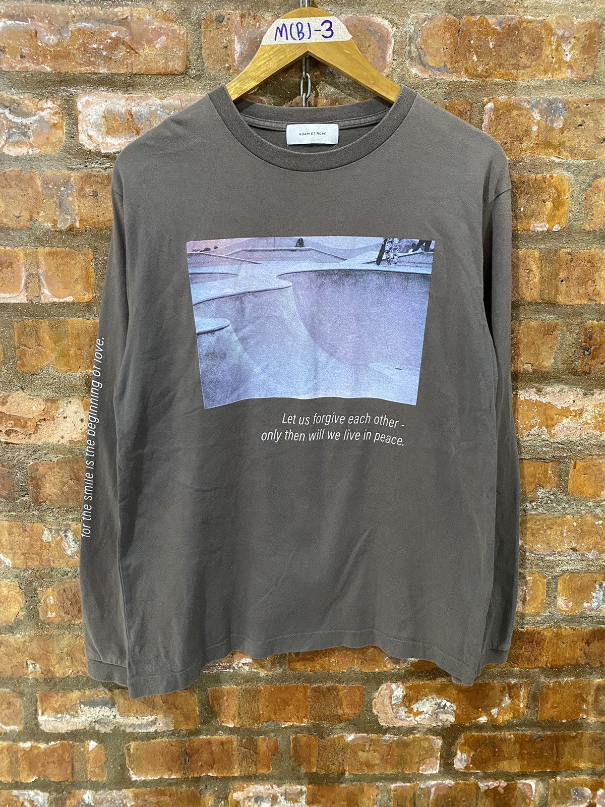 ADAM ET ROPE × Japanese Brand × Shellac SS19 Poem and Skate punk Size US M / EU 48-50 / 2 - 2 Thumbnail