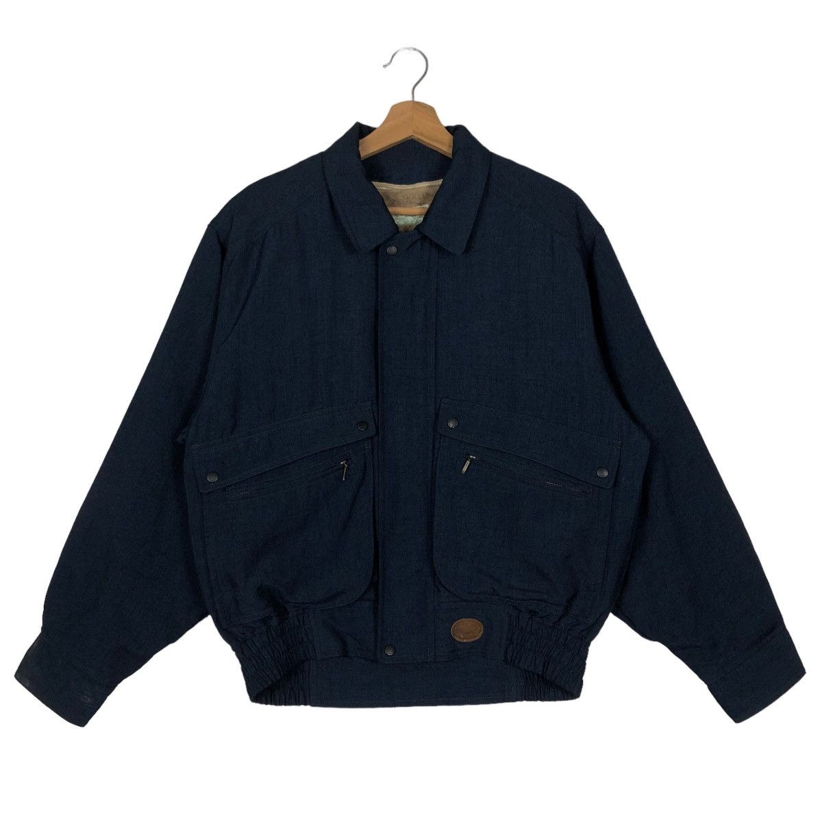 Japanese Brand 🔥Vintage Bomber Jacket Military Crocodile Issey Miyake Size US M / EU 48-50 / 2 - 1 Thumbnail