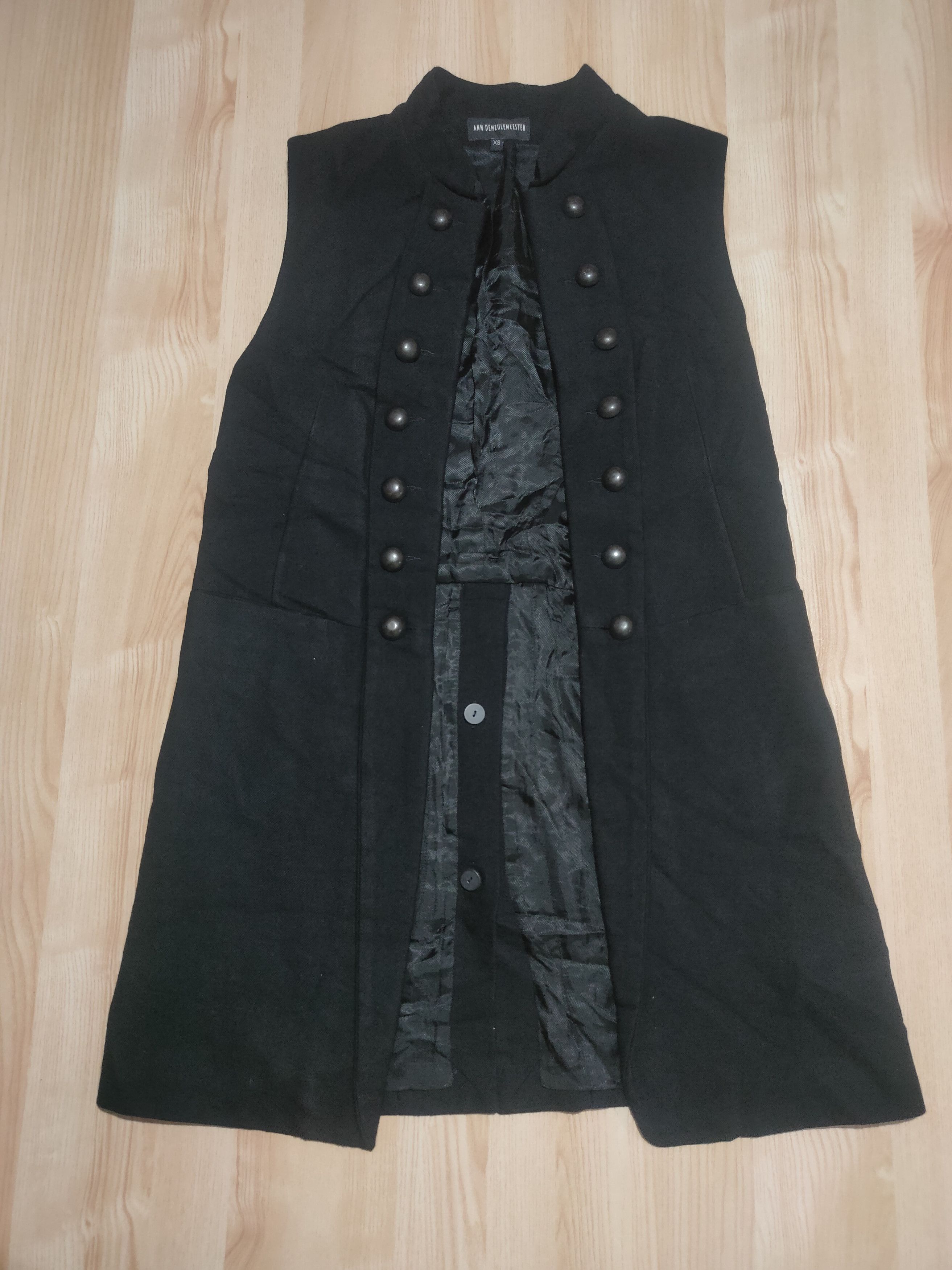 Ann Demeulemeester ANN DEMEULEMEESTER WOOL ARCHIVE RUNWAY VEST Size XS / US 0-2 / IT 36-38 - 2 Thumbnail