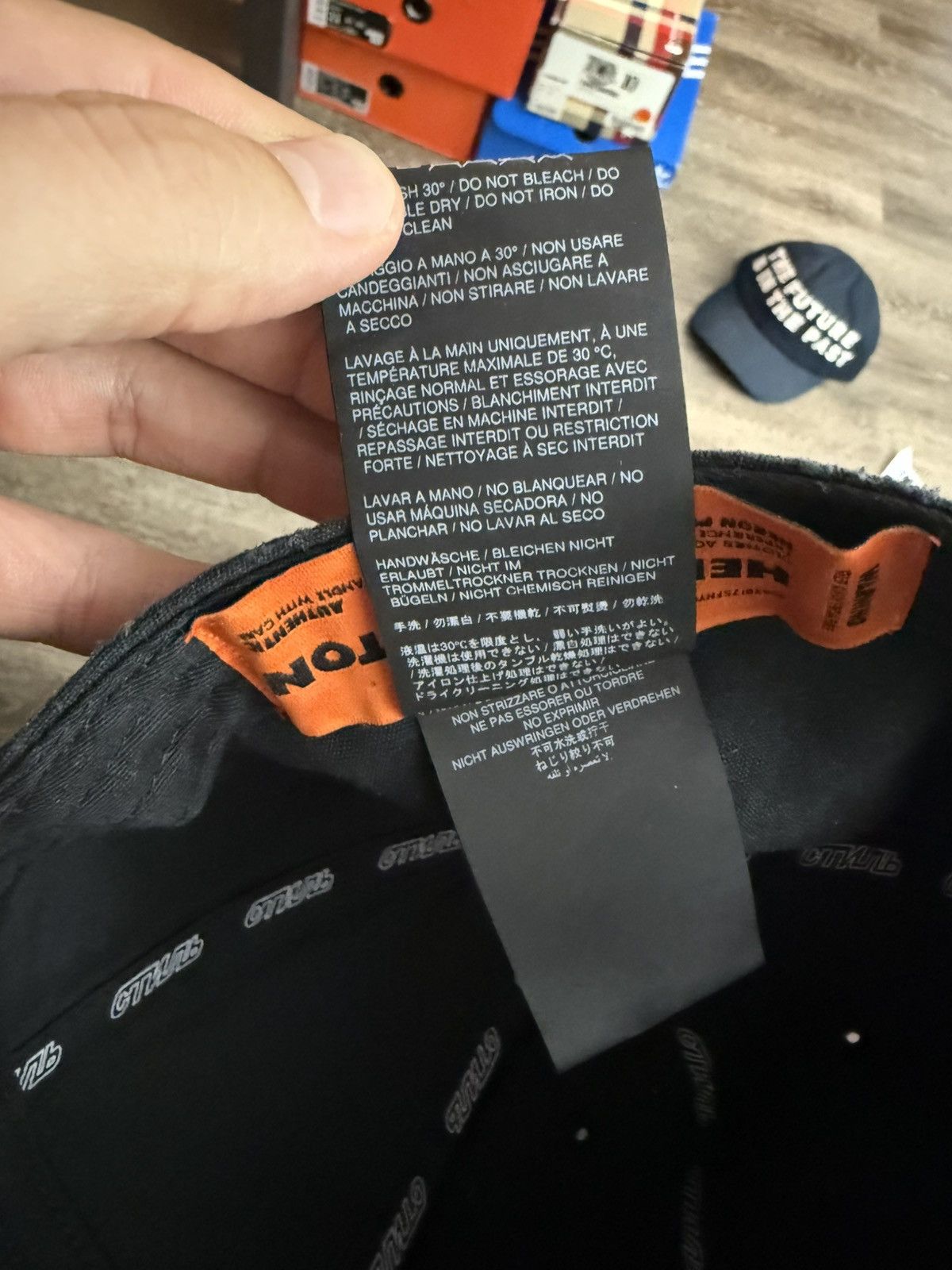 Heron Preston Heron Preston distressed hat Size ONE SIZE - 4 Thumbnail