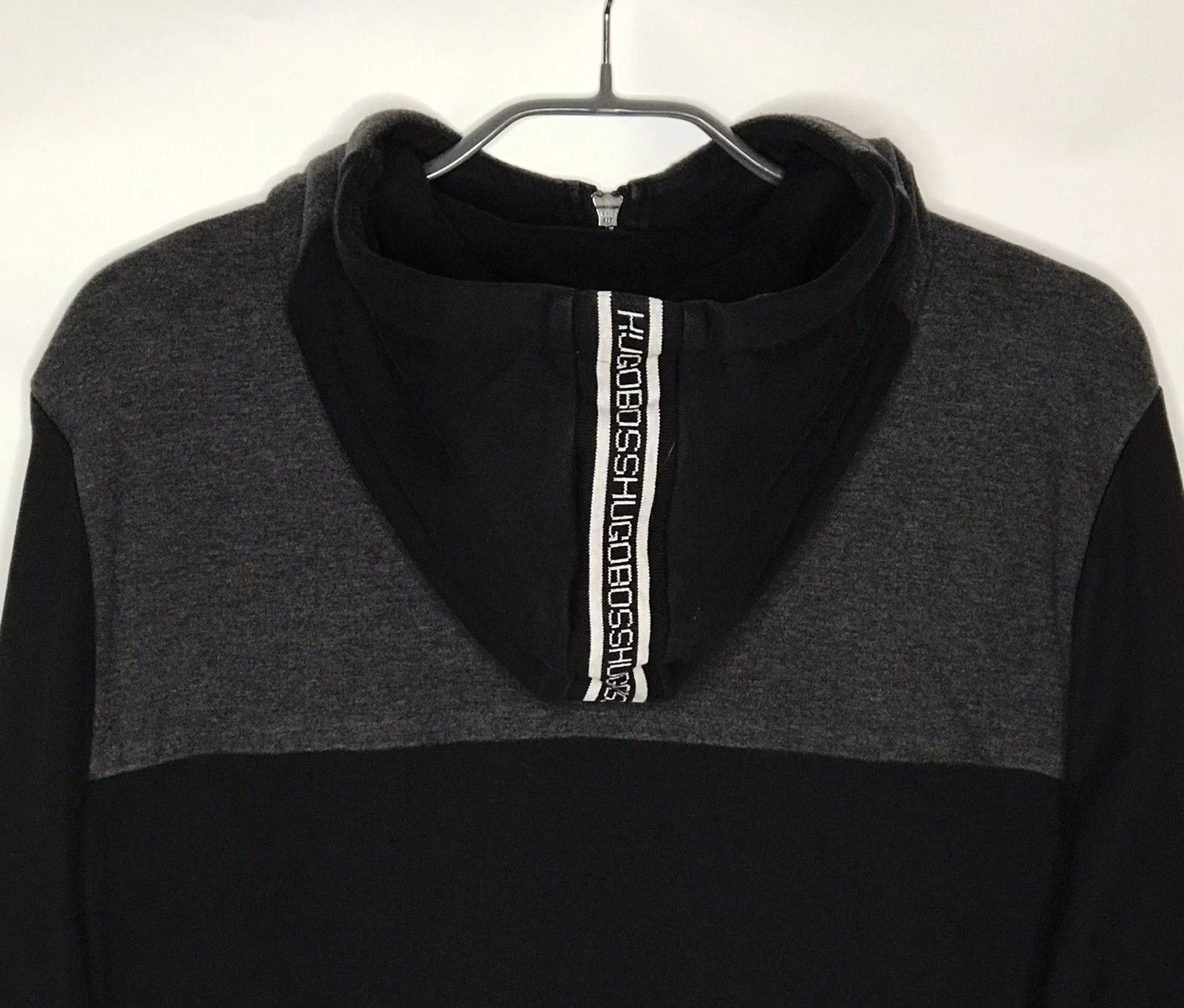 Hugo Boss Hugo Boss Saggy Zip Hoodie Men's M Curved Logo Size US M / EU 48-50 / 2 - 5 Thumbnail