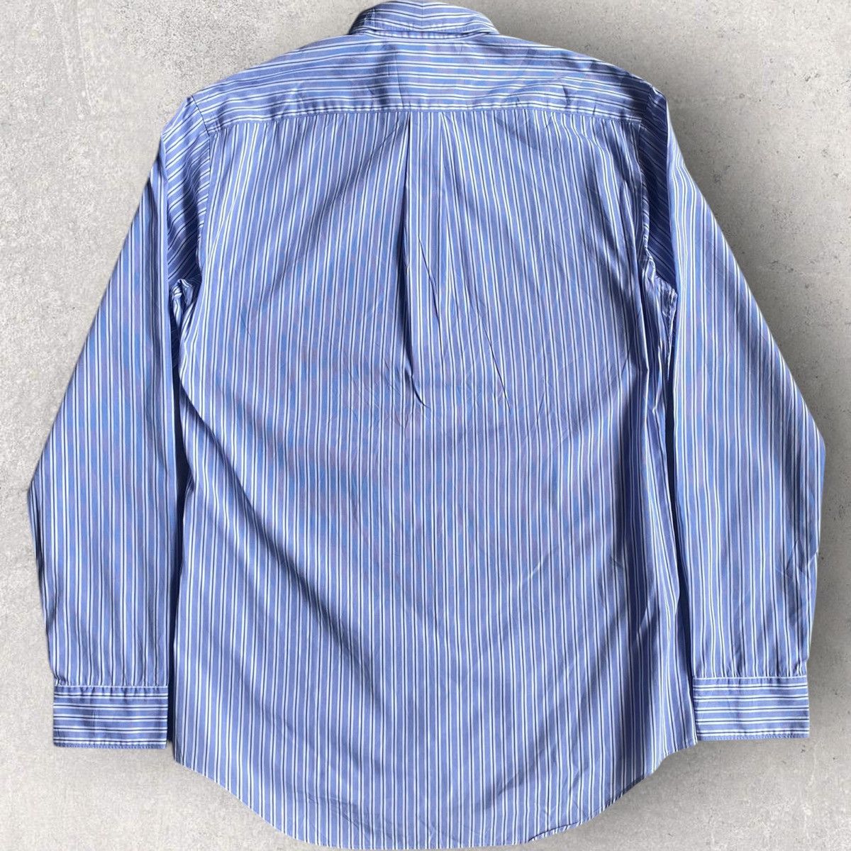 Comme des Garcons Blue Stripes Slim Fit Shirt Size US M / EU 48-50 / 2 - 3 Thumbnail
