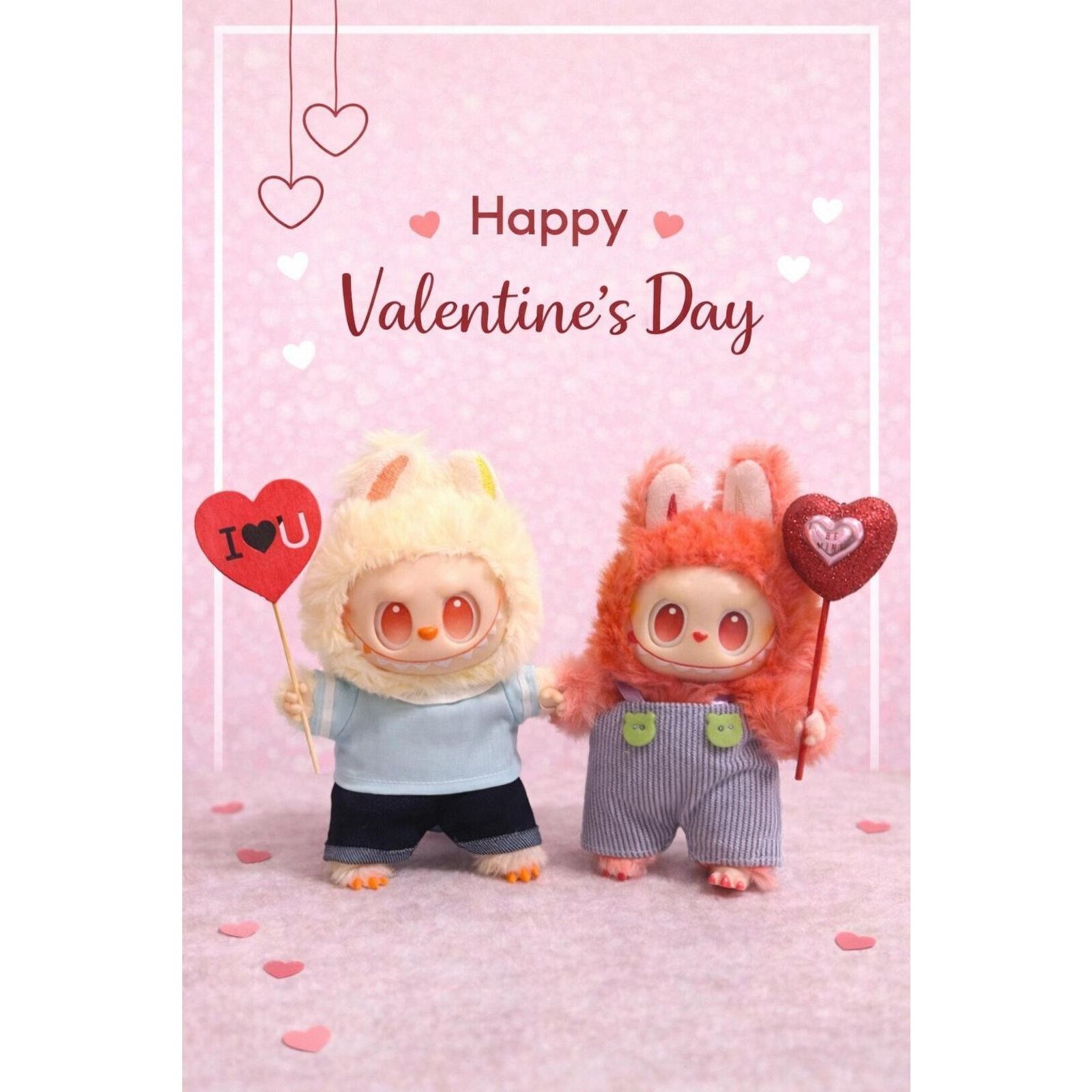 Other Labubu Valentine Lovers Couple – Cute Collectible Figures Size ONE SIZE - 1 Thumbnail
