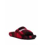 Balenciaga o1in1g1025 Furry Slipper Fake Fur in Red/Black Size US 10 / EU 43 - 3 Thumbnail