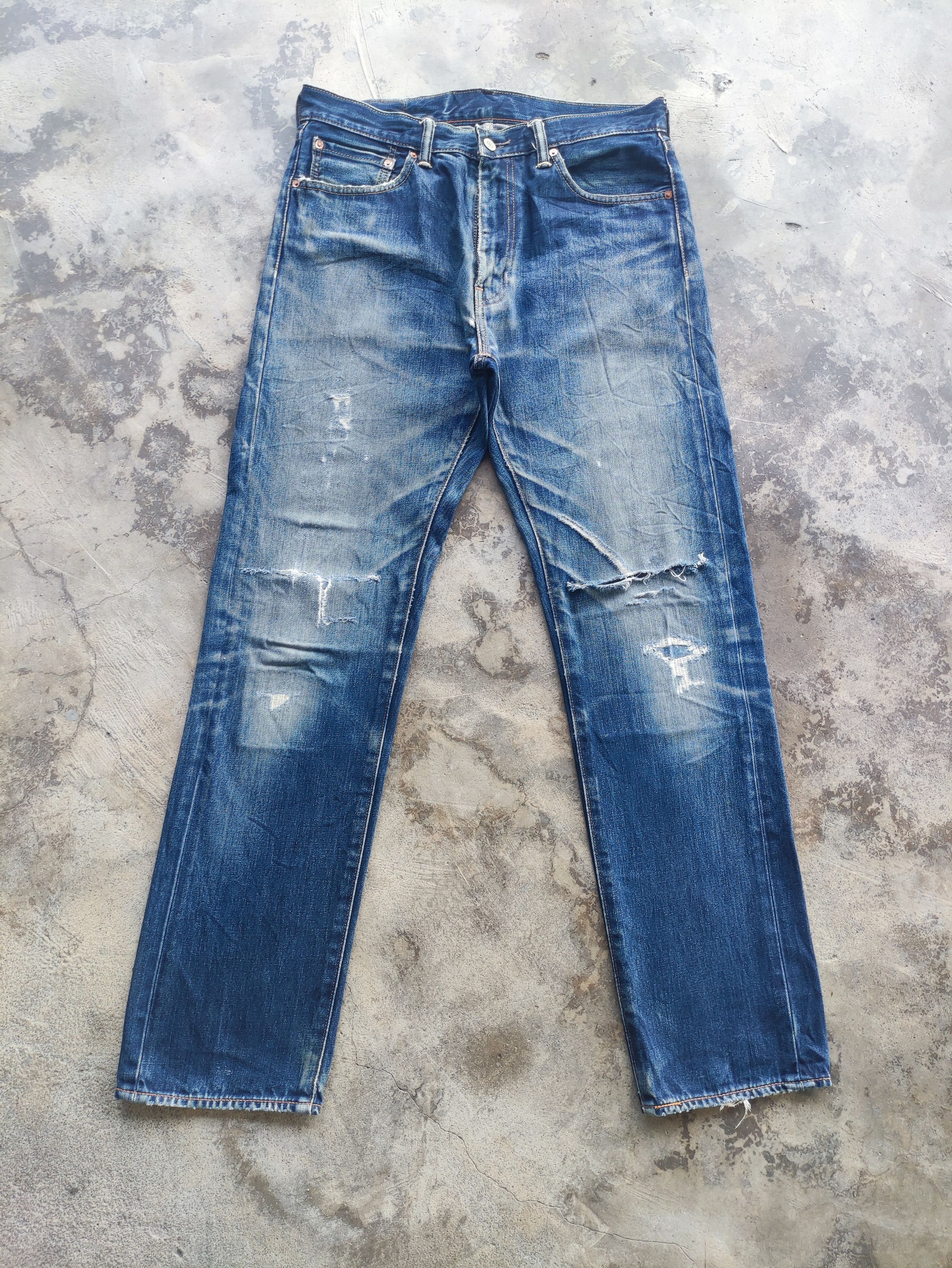 Levi's Vintage Levi's Distress Faded Jean Size US 34 / EU 50 - 1 Thumbnail