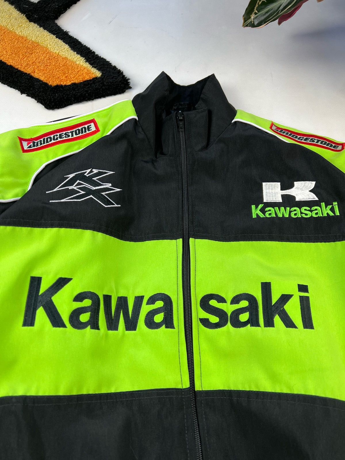 Other Vintage Kawasaki racing Jacket moto F-1 y2k Size US L / EU 52-54 / 3 - 5 Thumbnail