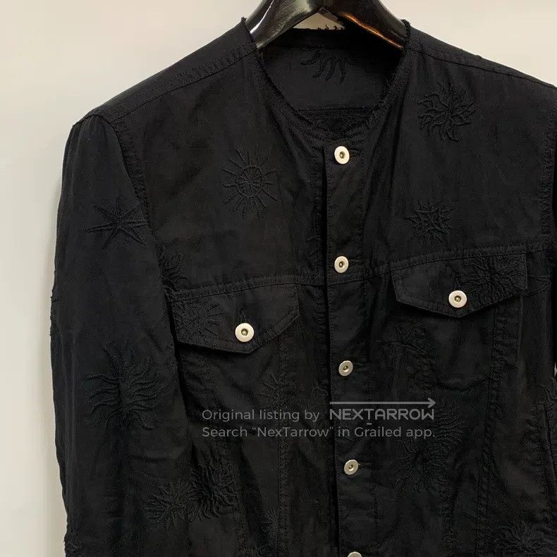 Comme des Garcons Comme Des Garcons Collarless wool embroidery coat Size XL / US 12-14 / IT 48-50 - 3 Thumbnail