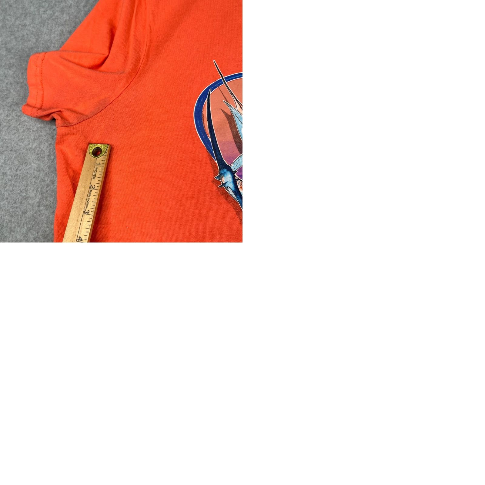 Guy Harvey Guy Harvey T Shirt Womens XL Orange Heart Fish Graphic Print Casual Ladies Size XL / US 12-14 / IT 48-50 - 9 Thumbnail