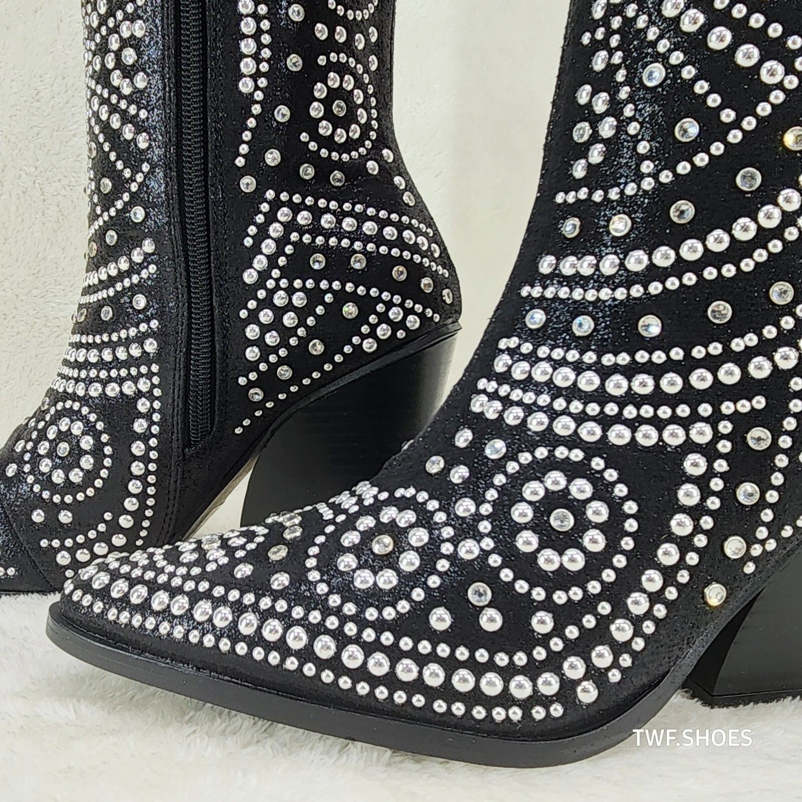Other Country Scandal Studs Rhinestones Decked Out Western Cowgirl Size US 11 / IT 41 - 6 Thumbnail