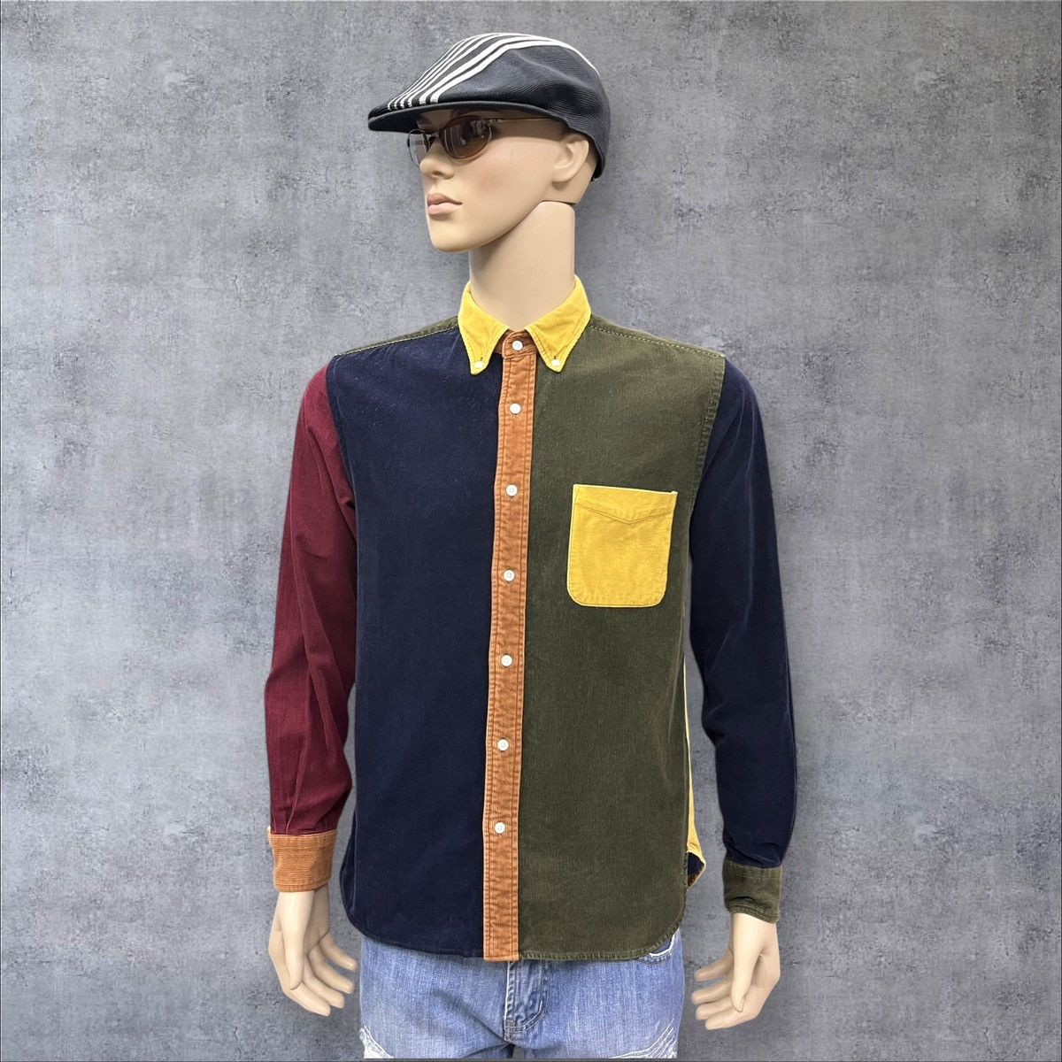 Beams Plus FYE🔥Vtg Beams Plus Japan Colorblock Corduroy Shirt Size M Size US S / EU 44-46 / 1 - 1 Thumbnail