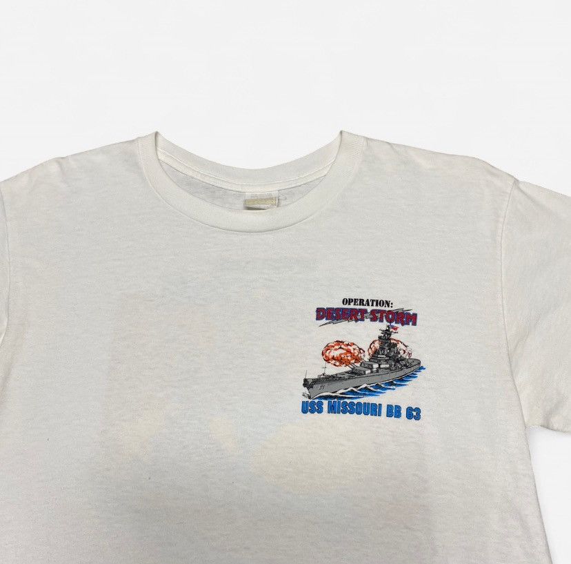 Other Vintage 1991 operation dessert storm battle ship T-shirt Size US M / EU 48-50 / 2 - 3 Thumbnail