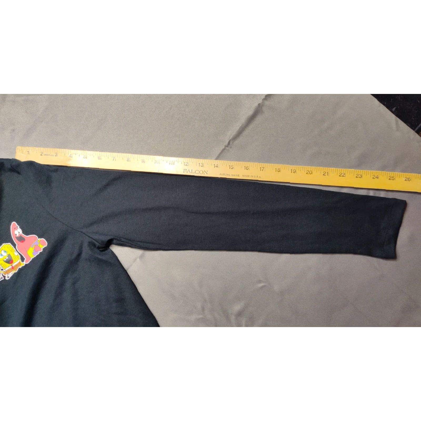 Vintage VINTAGE SpongeBob SquarePants & Patrick Star Juniors 2XL Black Henley Shirt NEW Size XXL / US 16-18 / IT 52-54 - 7 Thumbnail