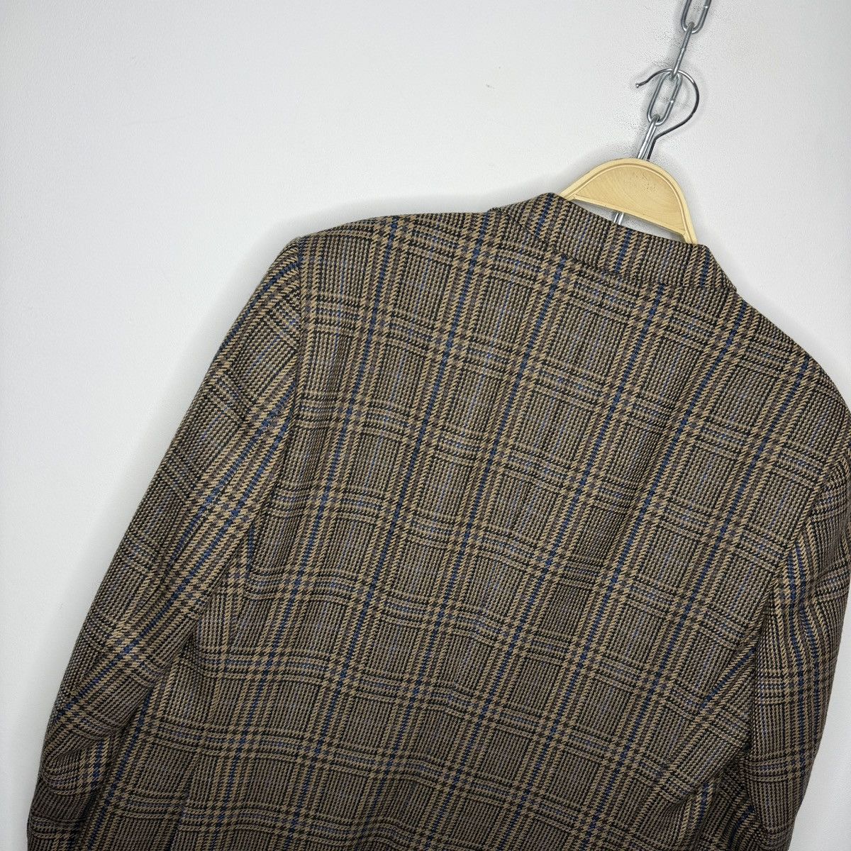 Yves Saint Laurent Vintage Yves Saint Laurent YSL Wool Checkered Plaid Blazer Size 42R - 9 Thumbnail