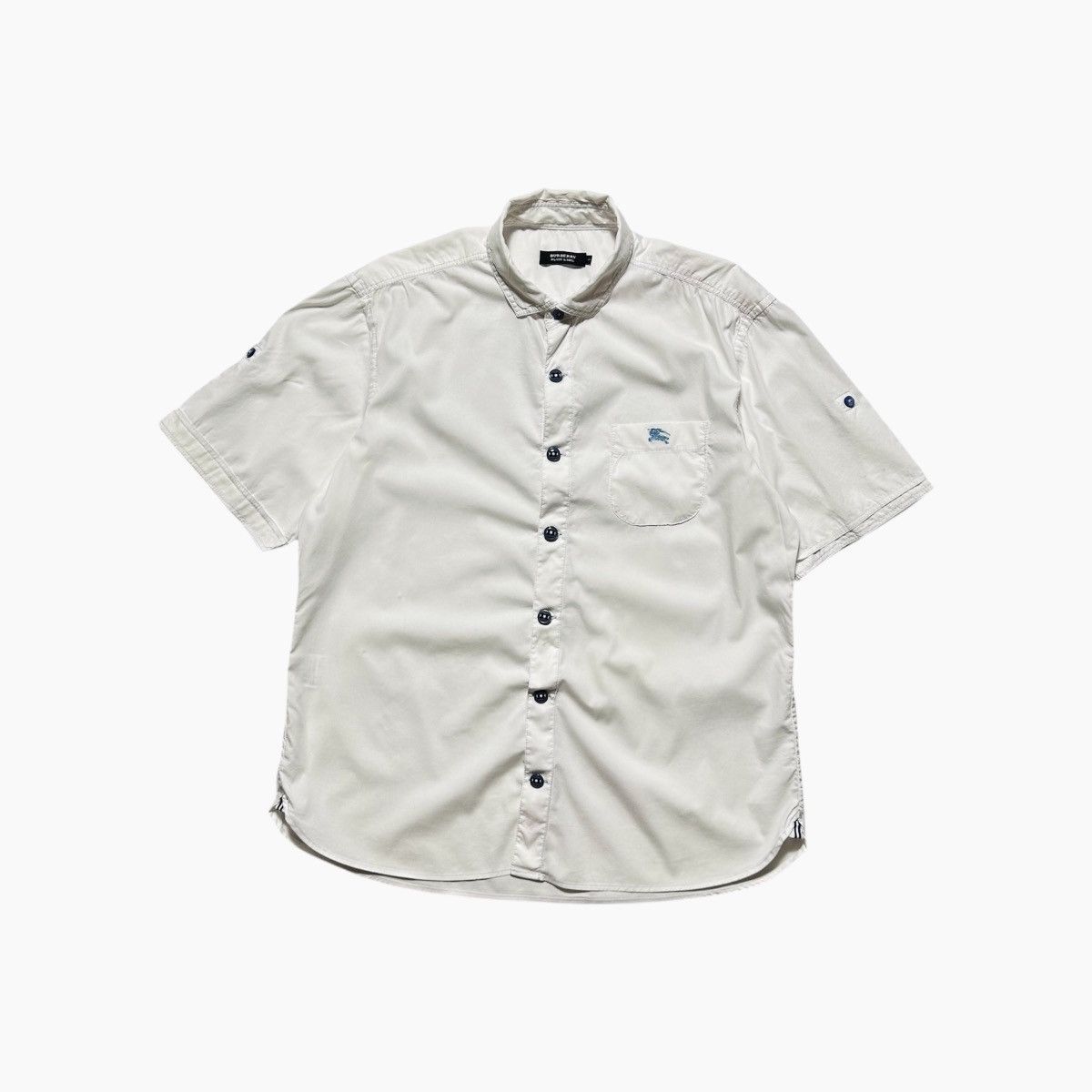 Burberry Vintage Burberry Black Label Button Shirt Size L / US 10 / IT 46 - 1 Thumbnail