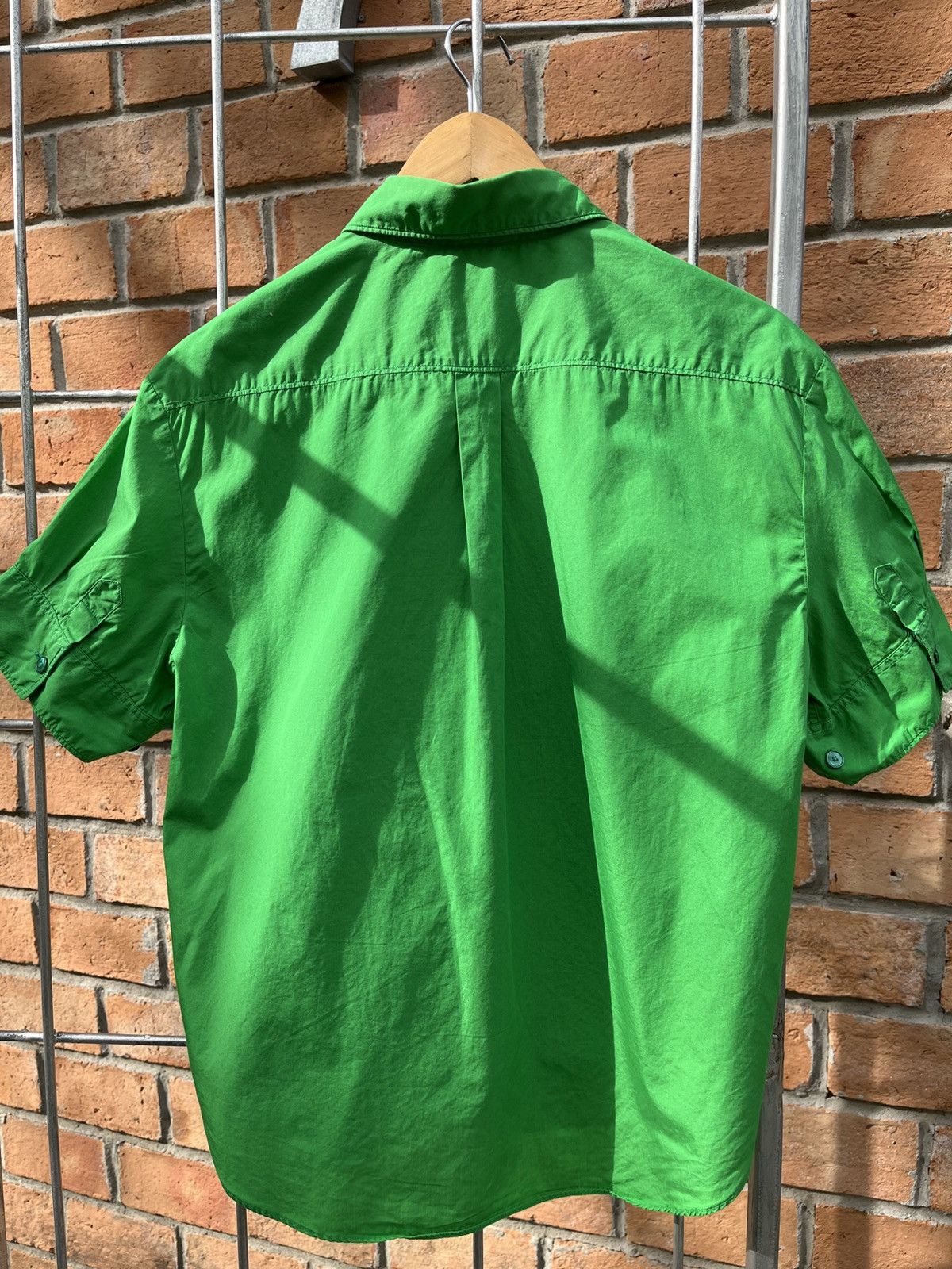 Acne Studios Acne Studios Green Button-Up Shirt Size M / US 6-8 / IT 42-44 - 2 Thumbnail