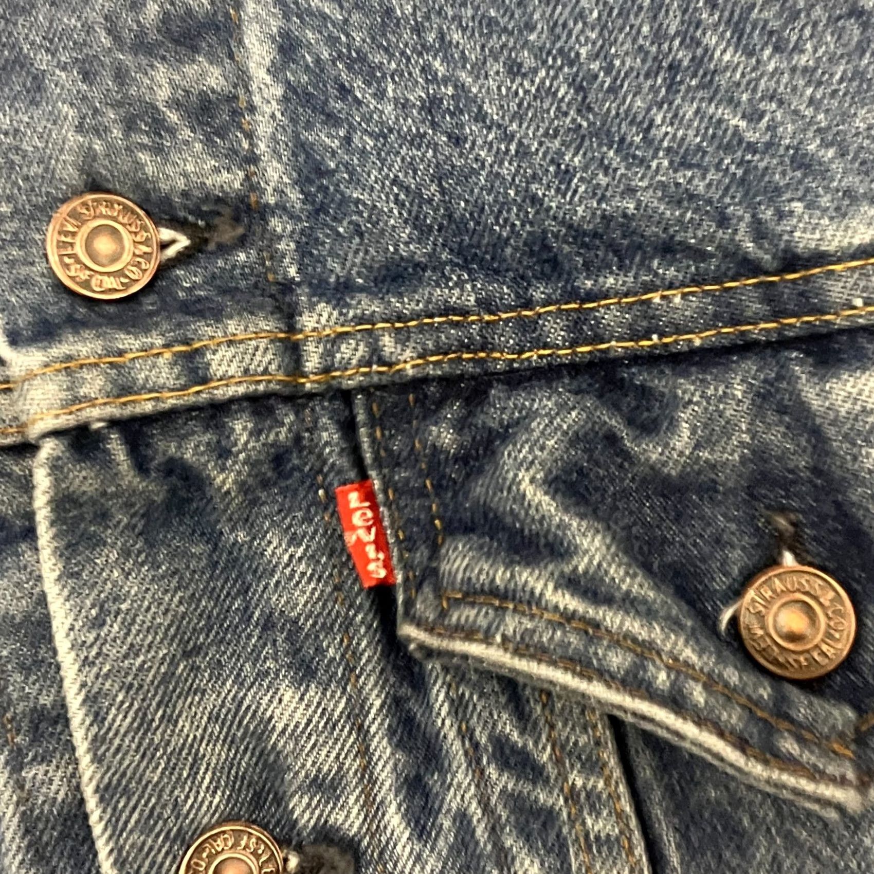 Levi's Vintage Levi'S 70506 Denim Jacket Mens Small 36 Blue Trucker USA Size US S / EU 44-46 / 1 - 5 Thumbnail