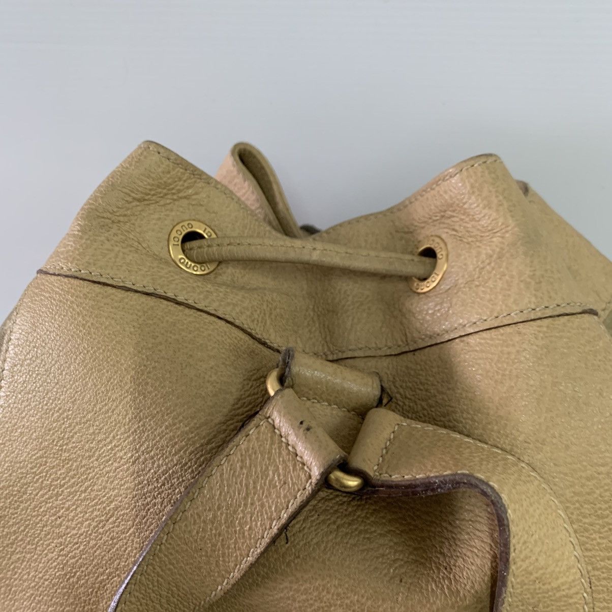 Gucci Gucci Vintage Suede Leather Backpack Bag Size ONE SIZE - 10 Thumbnail