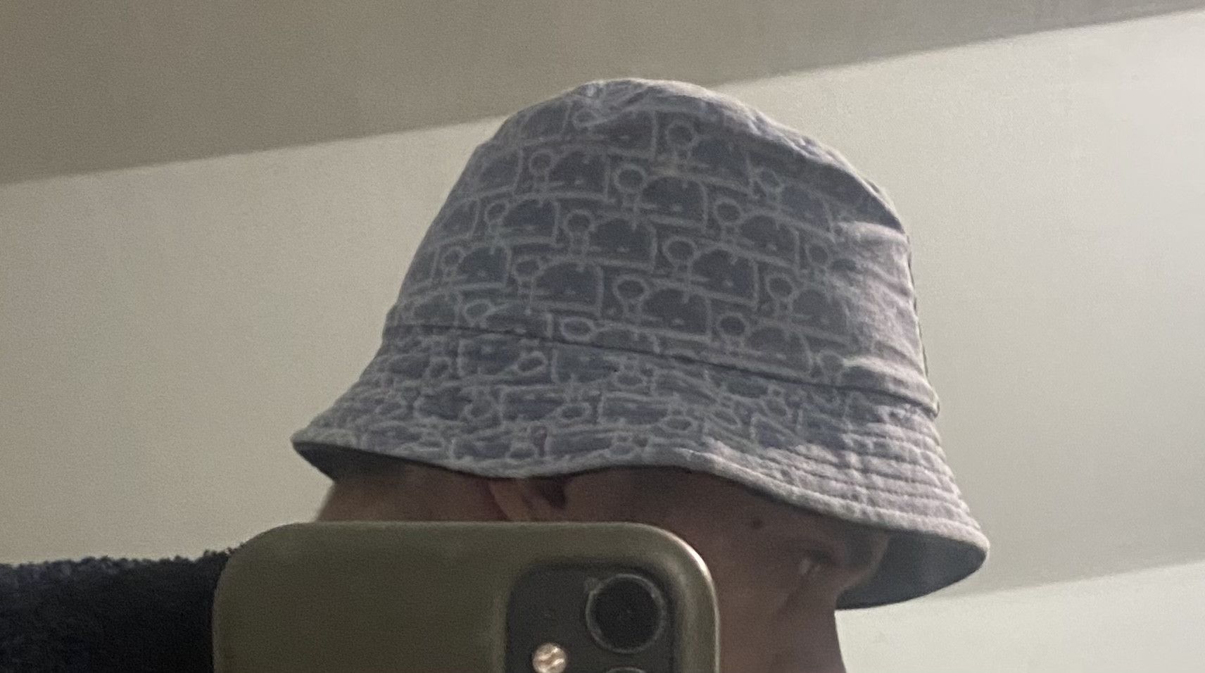 Christian Dior Monsieur Vintage Christian Dior Monogram Jeans Bucket Hat Panama Hat Size ONE SIZE - 7 Thumbnail